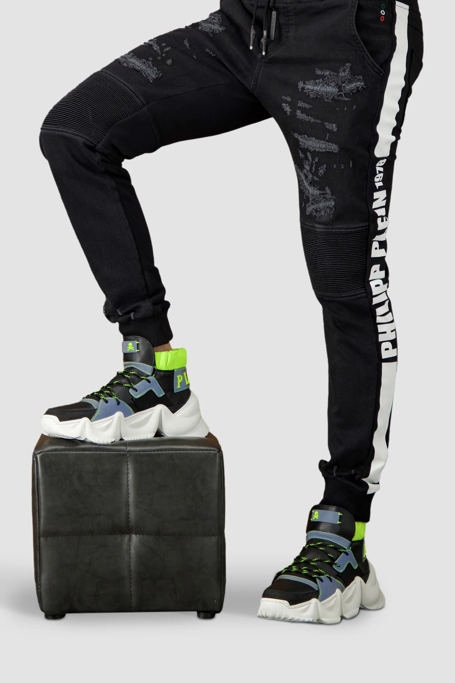 Philipp Plein Black Monster Sneakers - Image 3