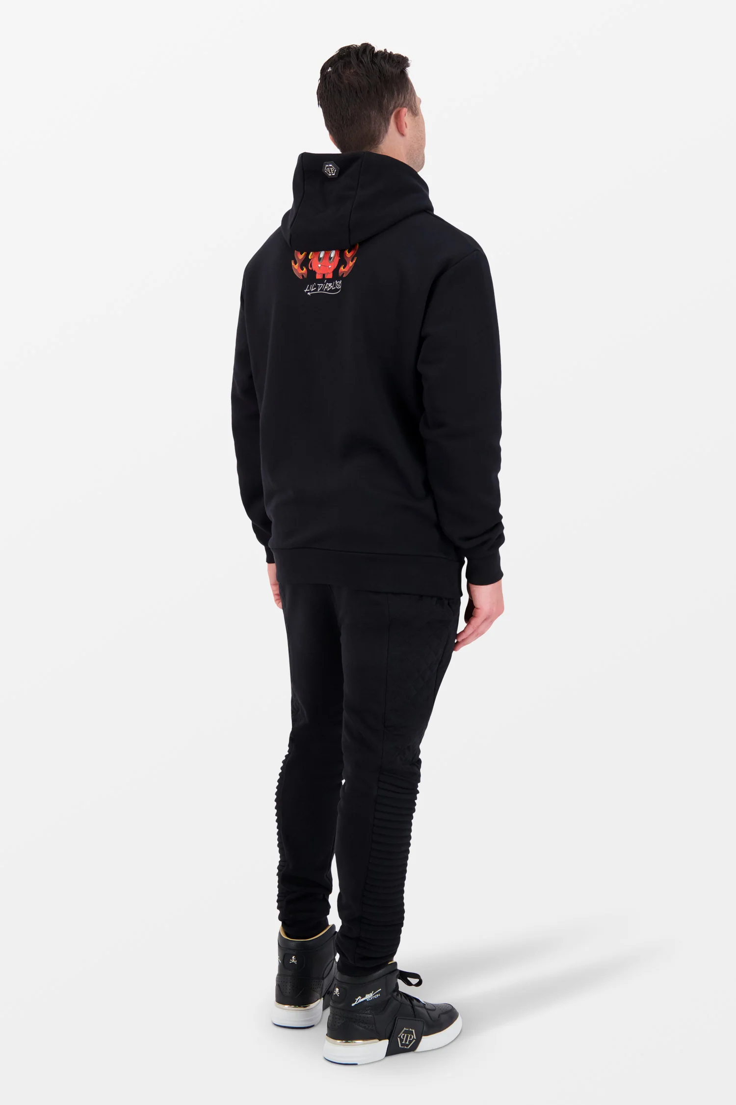 Philipp Plein Black Monsters Hoodie - Image 5