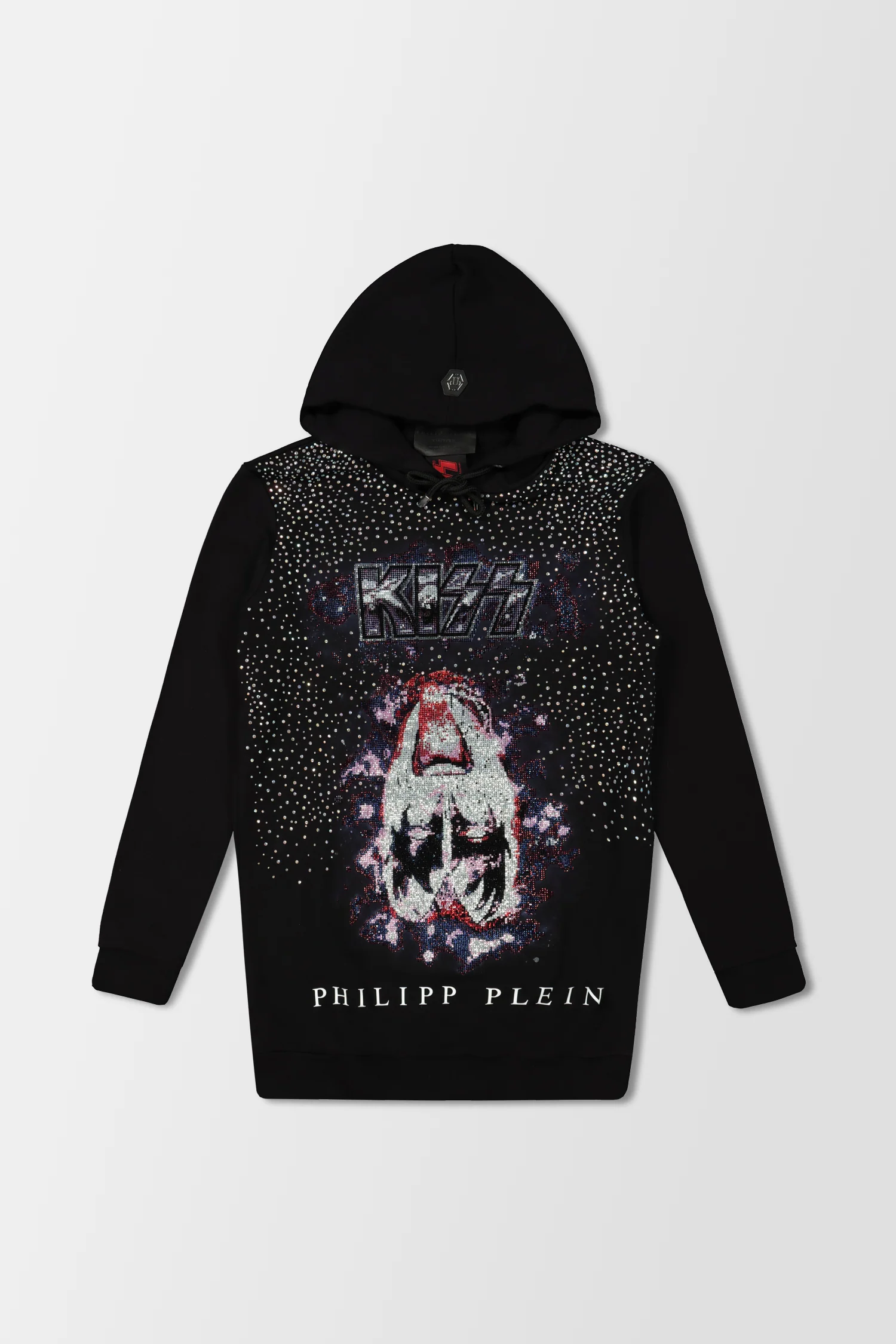 Philipp Plein Black Rock B Dress Hoodie