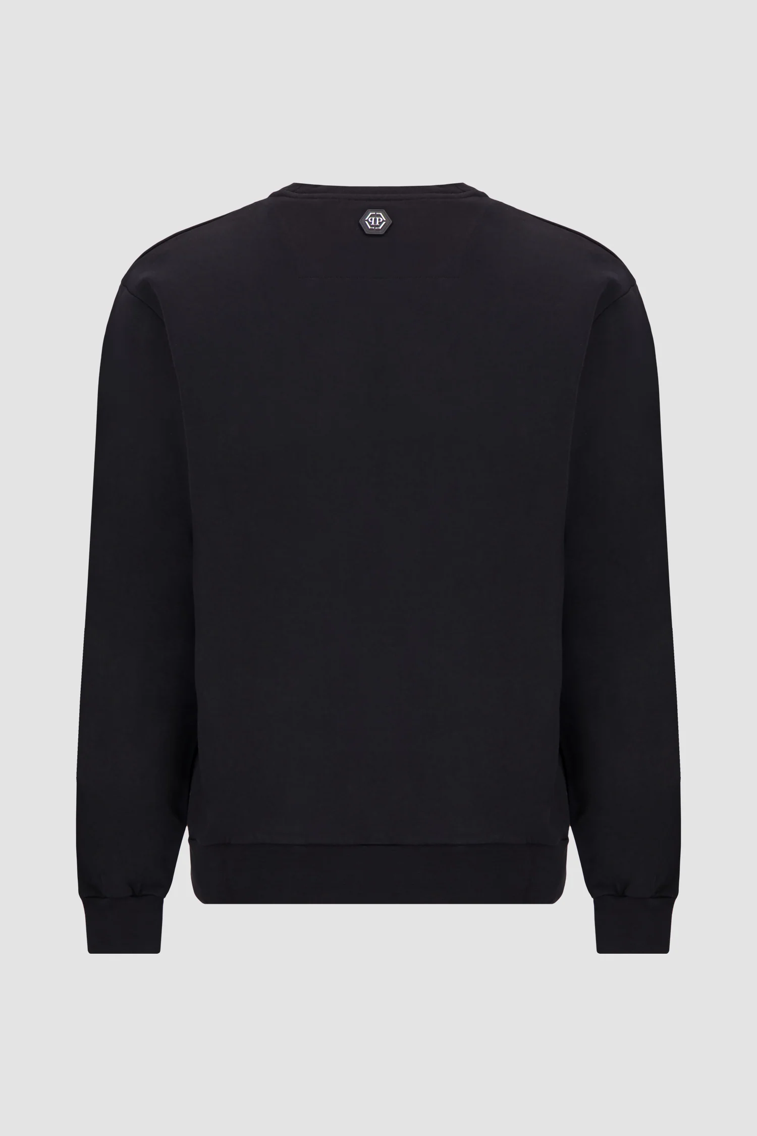 Philipp Plein Black Round Neck Gothic Plein Sweatshirt - Image 3