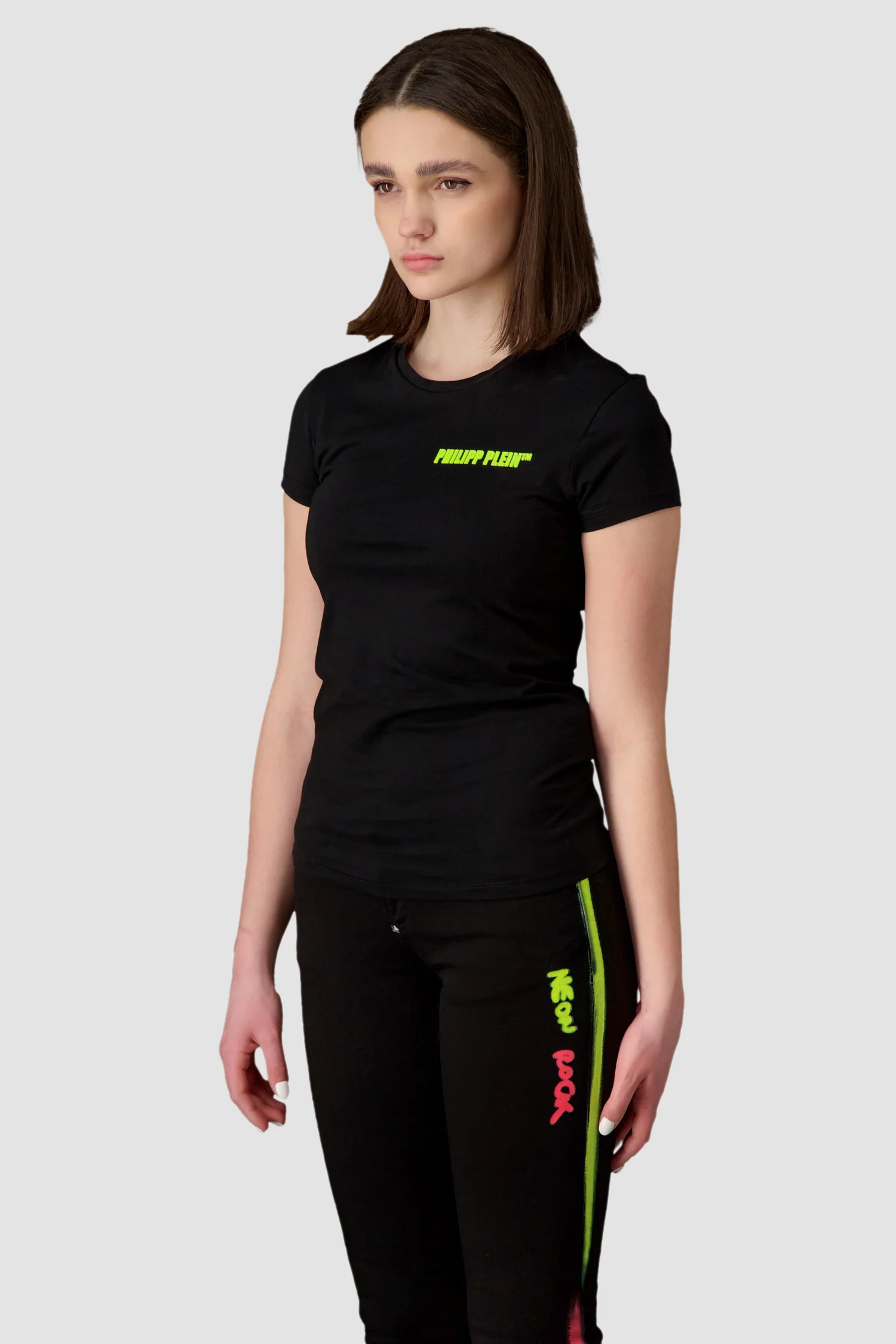 Philipp Plein Black Round Neck Plein T-Shirt - Image 2