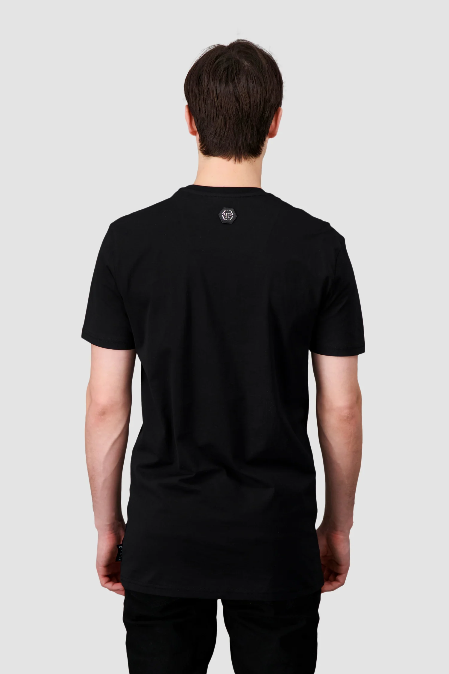 Philipp Plein Black Round Neck SS Evil Smile T-Shirt - Image 5