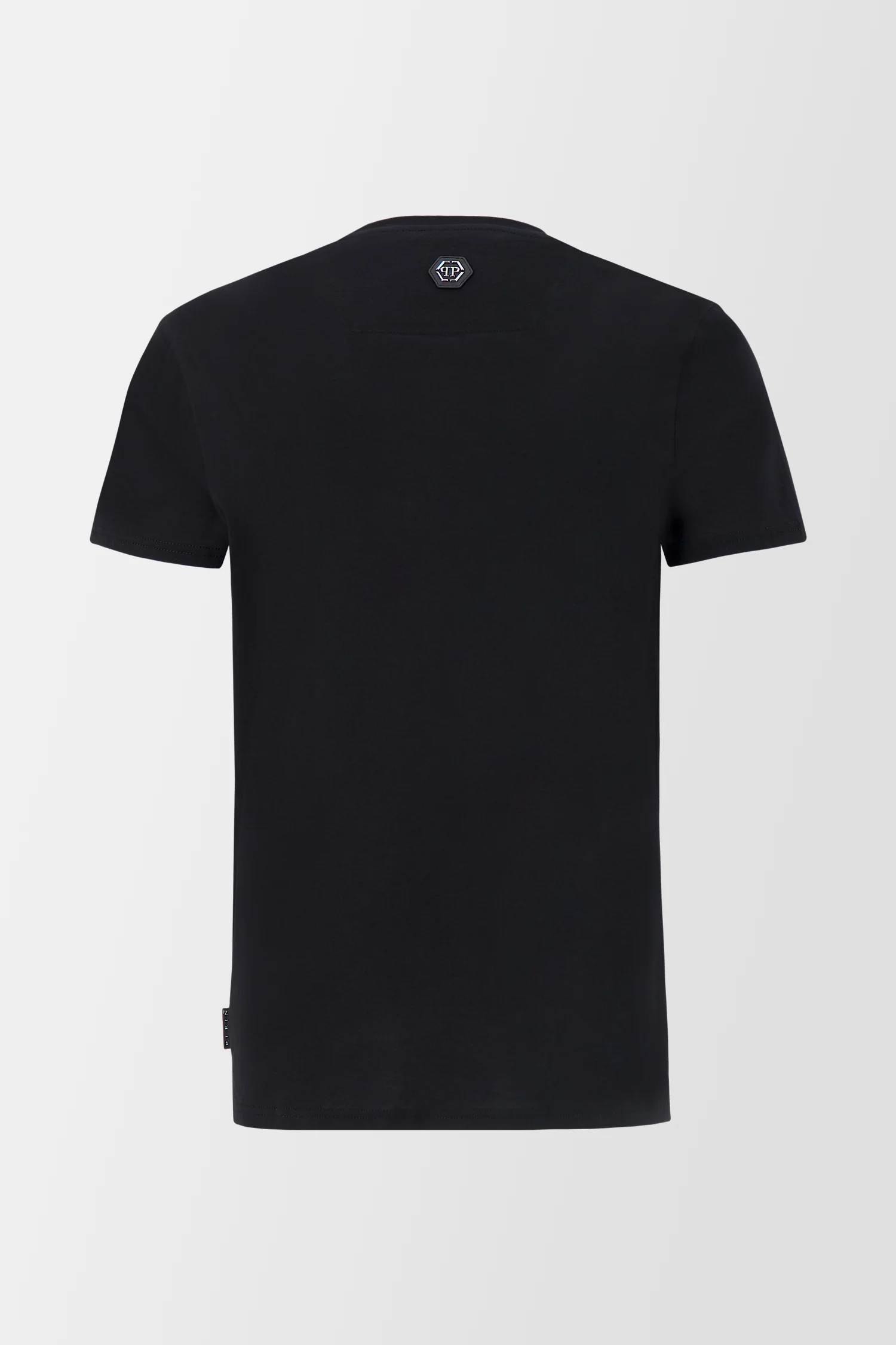 Philipp Plein Black Round Neck SS Hexagon T-Shirt - Image 3