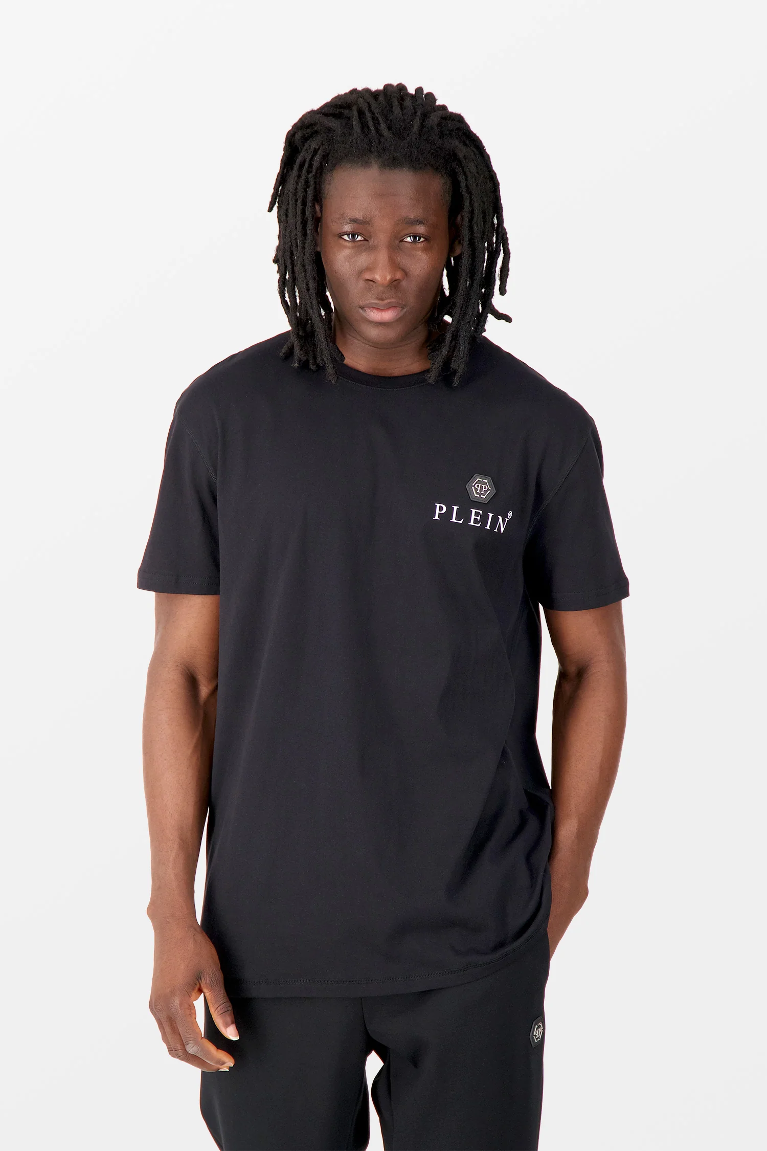 Philipp Plein Black Round Neck SS Iconic Plein T-Shirt - Image 2
