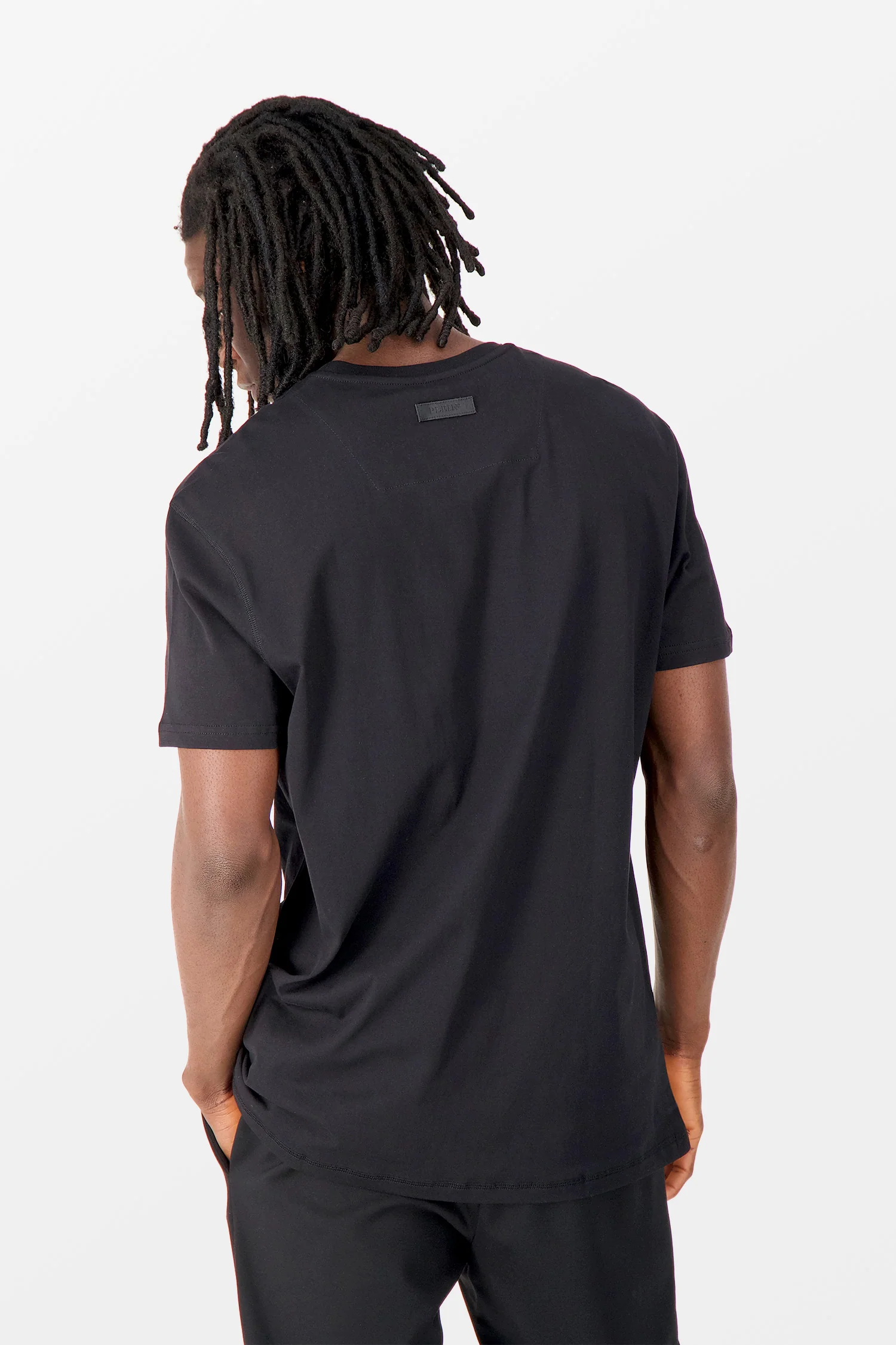 Philipp Plein Black Round Neck SS Iconic Plein T-Shirt - Image 4