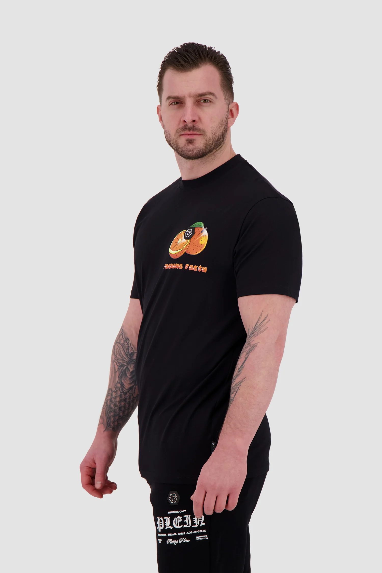 Philipp Plein Black Round Neck SS PAK T-Shirt - Image 5