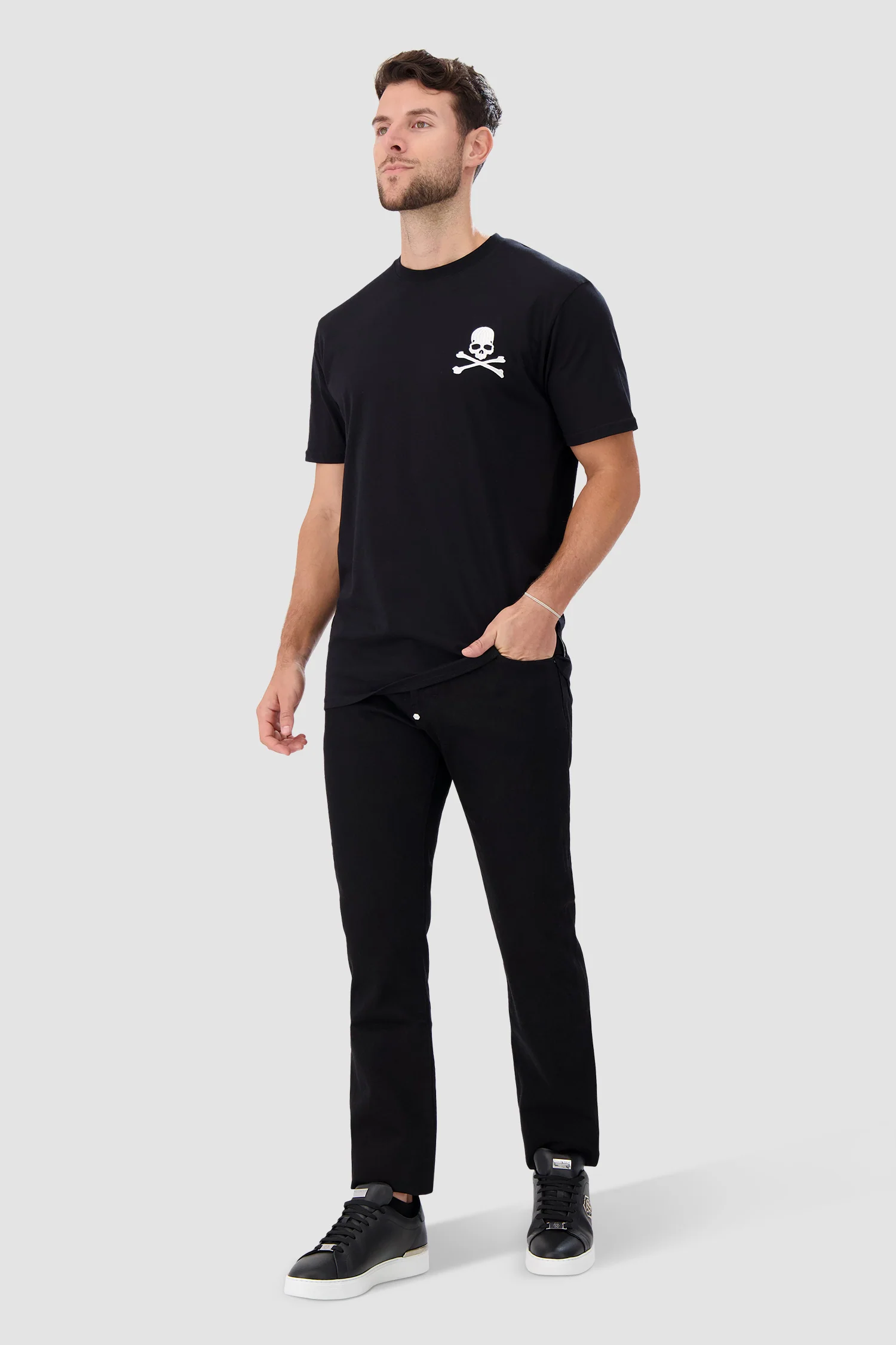 Philipp Plein Black Round Neck SS PAK T-shirt - Image 4