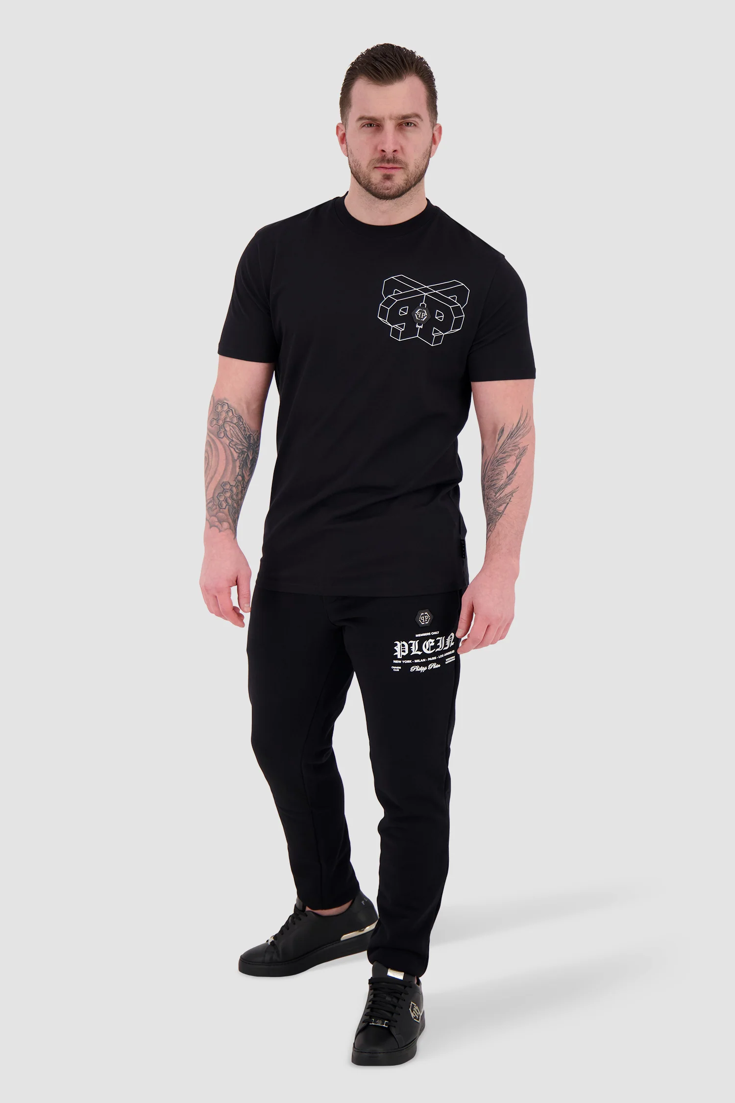 Philipp Plein Black Round Neck SS PAK T-Shirt - Image 3