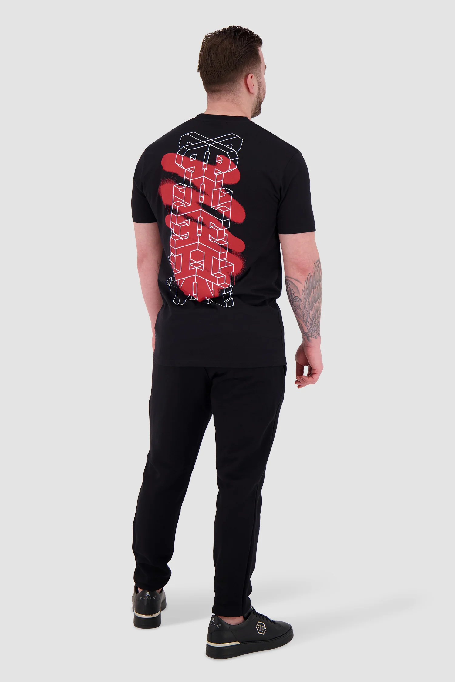 Philipp Plein Black Round Neck SS PAK T-Shirt - Image 4