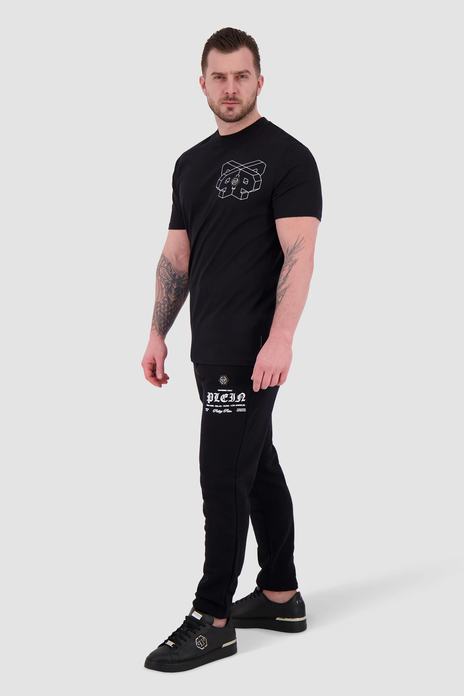Philipp Plein Black Round Neck SS PAK T-Shirt - Image 5