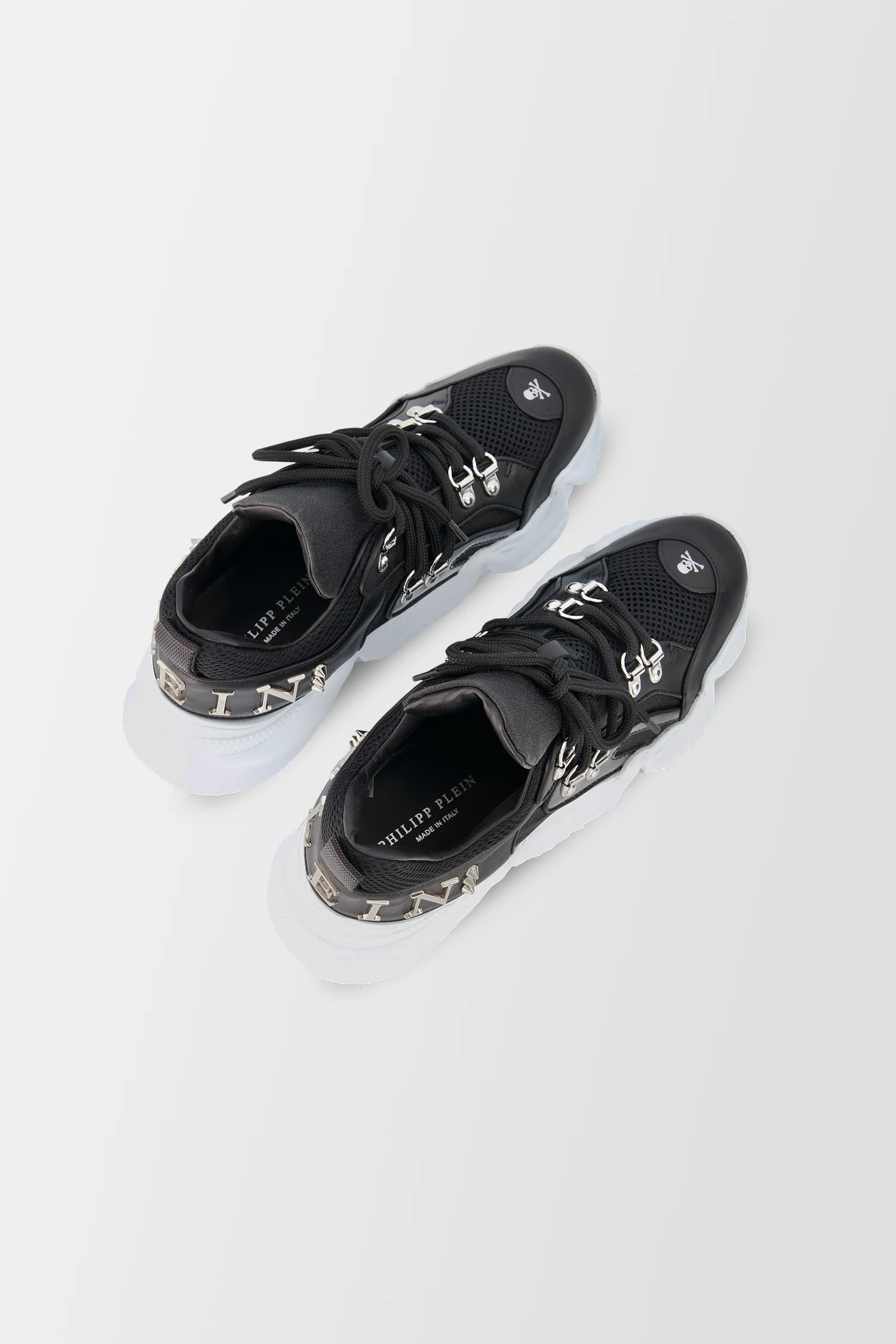 Philipp Plein Black Runner Statement Sneakers - Image 5