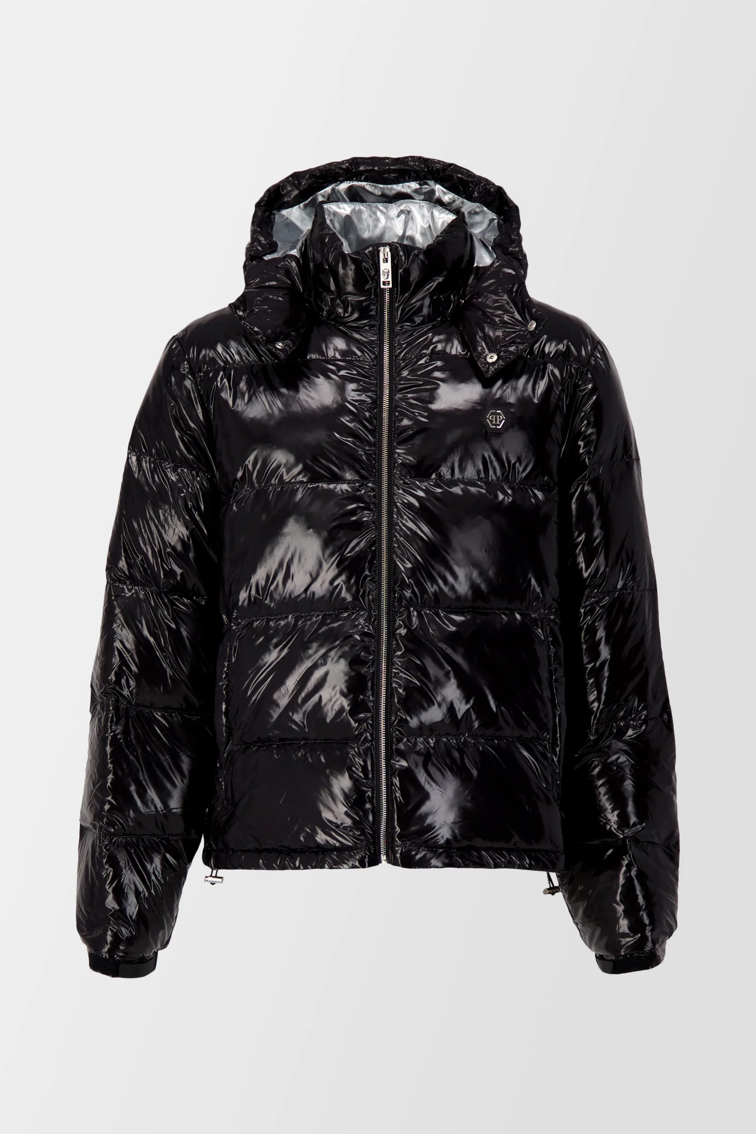 Philipp Plein Black Scorpion Print Down Jacket - Image 7