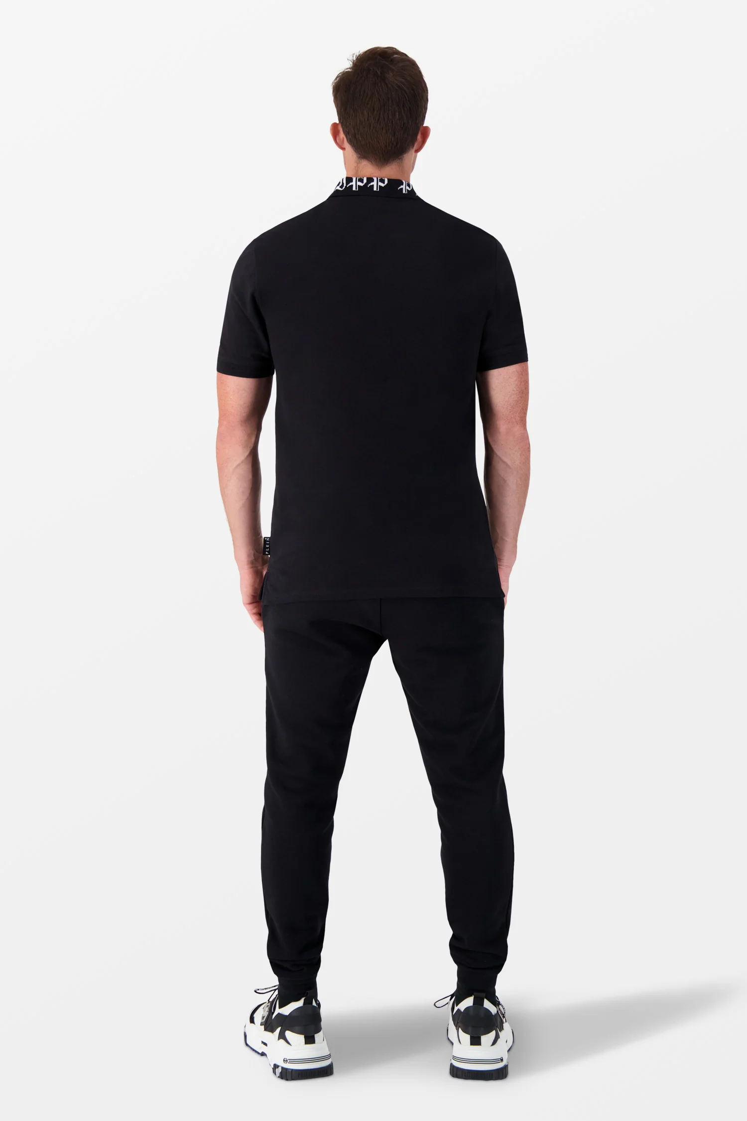 Philipp Plein Black Short-Sleeve Polo - Image 5
