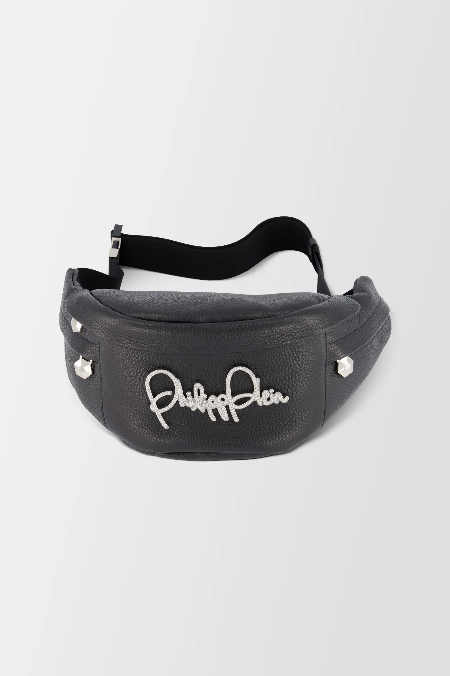 Philipp Plein Black Signature Fanny Pack