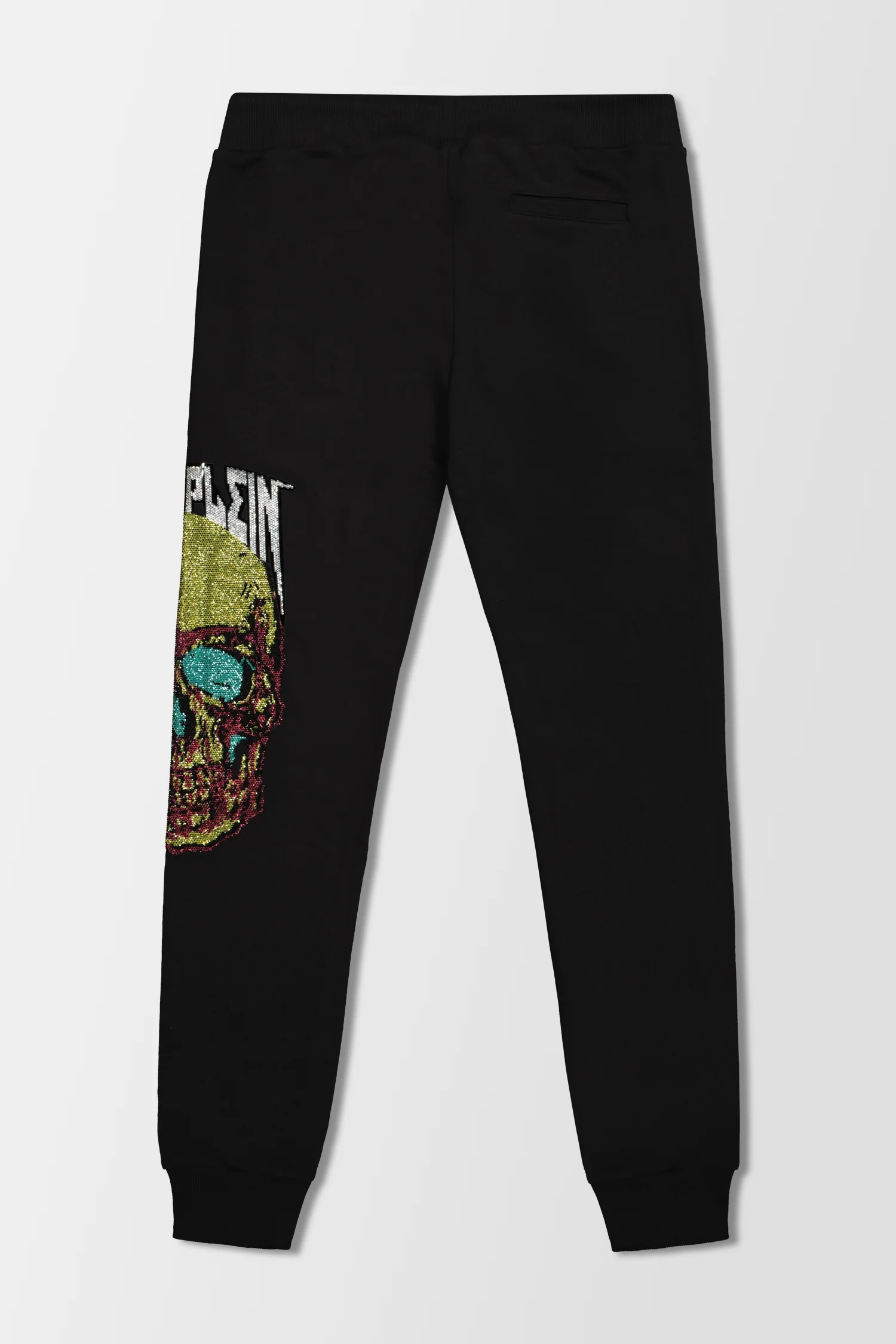 Philipp Plein Black Skull and Plein Jogging Trousers - Image 3