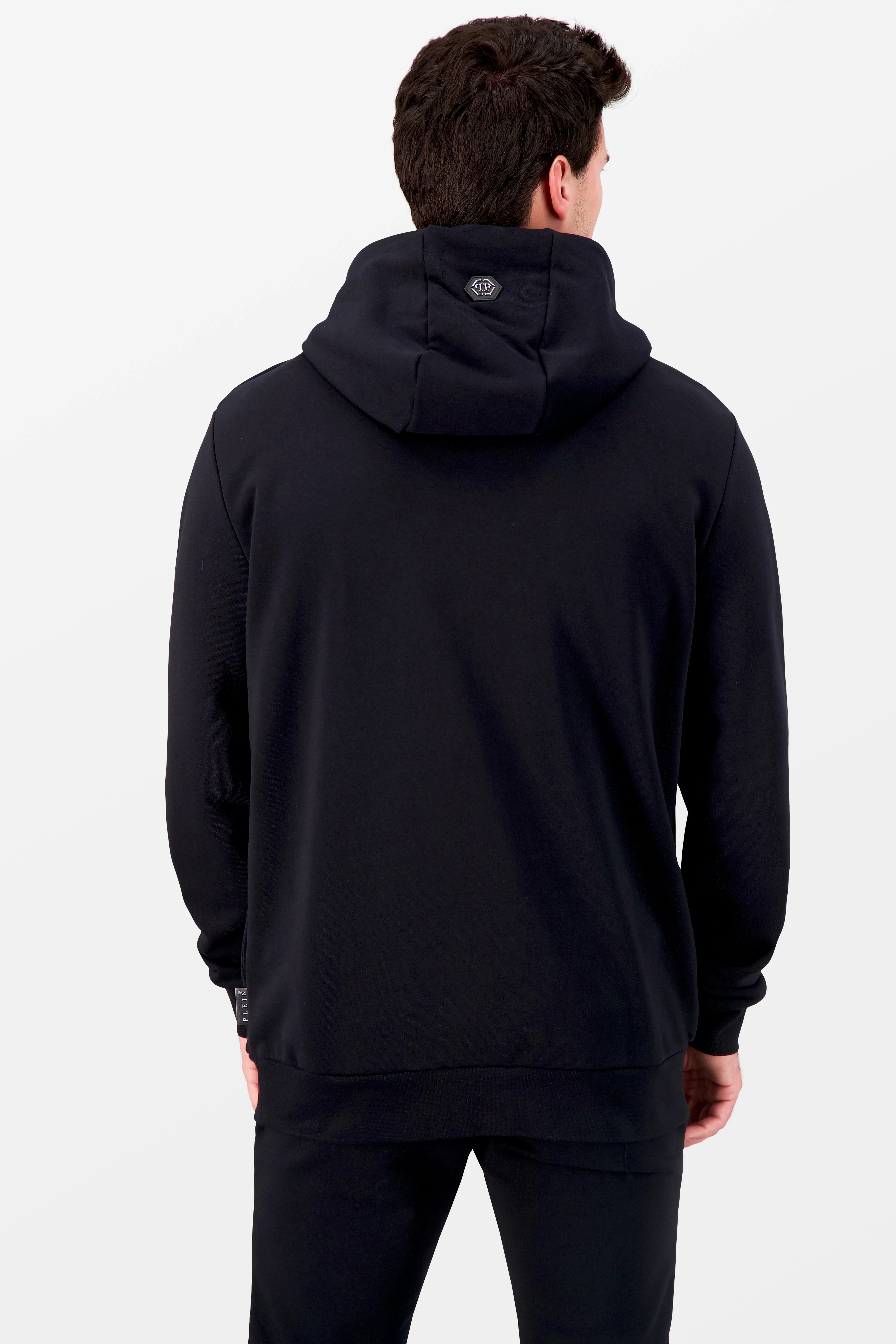 Philipp Plein Black Skull Print Hoodie - Image 4