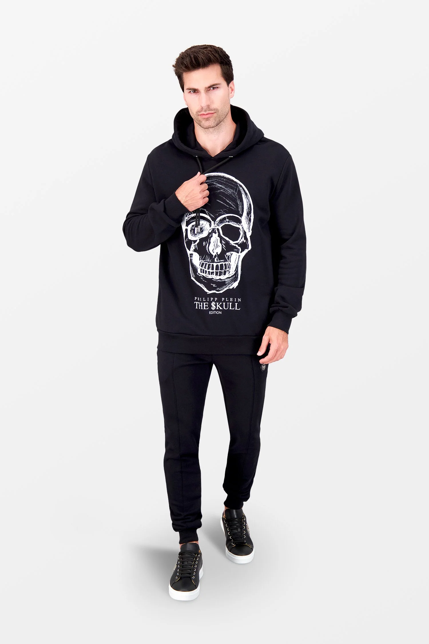 Philipp Plein Black Skull Print Hoodie - Image 7