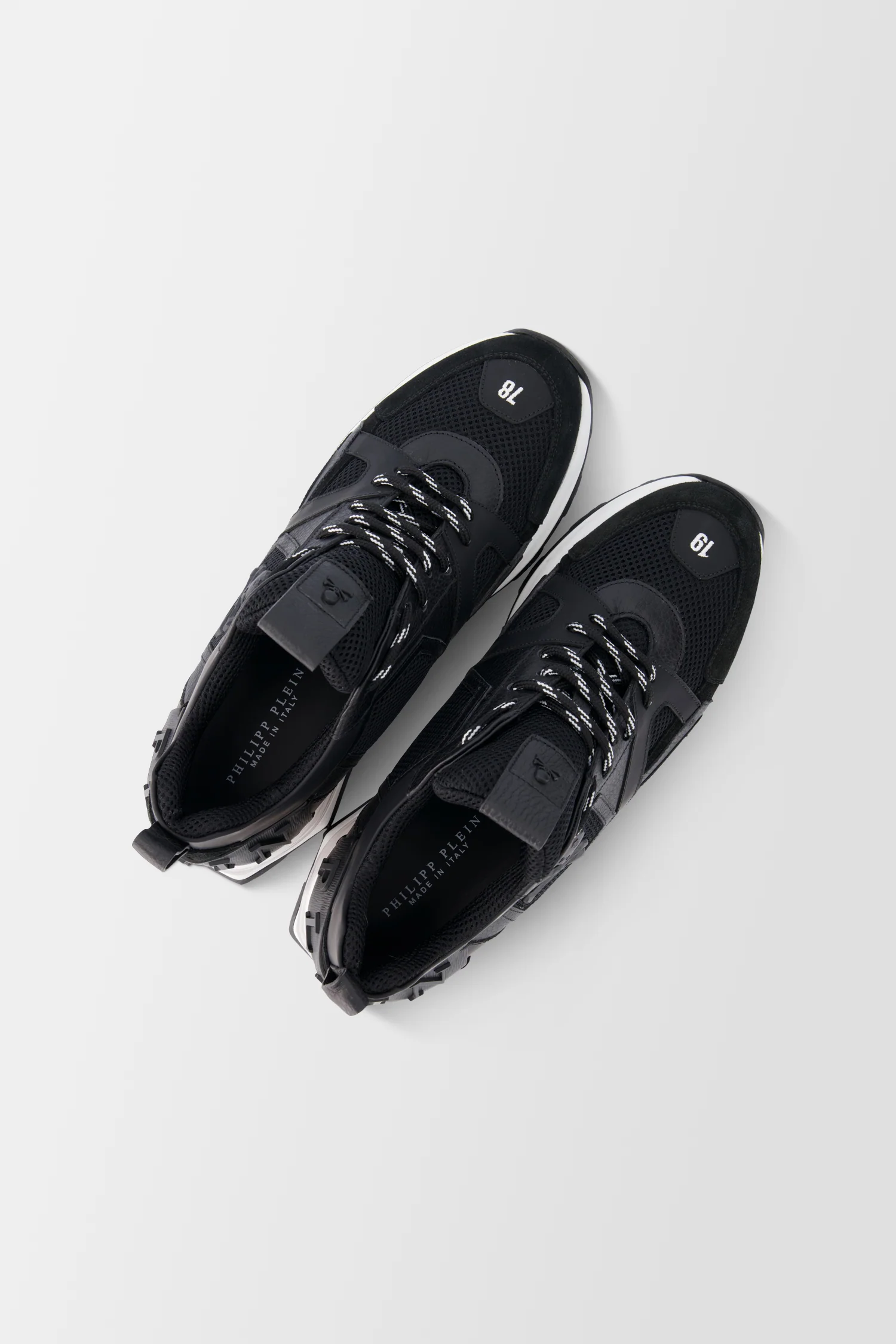 Philipp Plein Black Supercharged Sneakers - Image 4