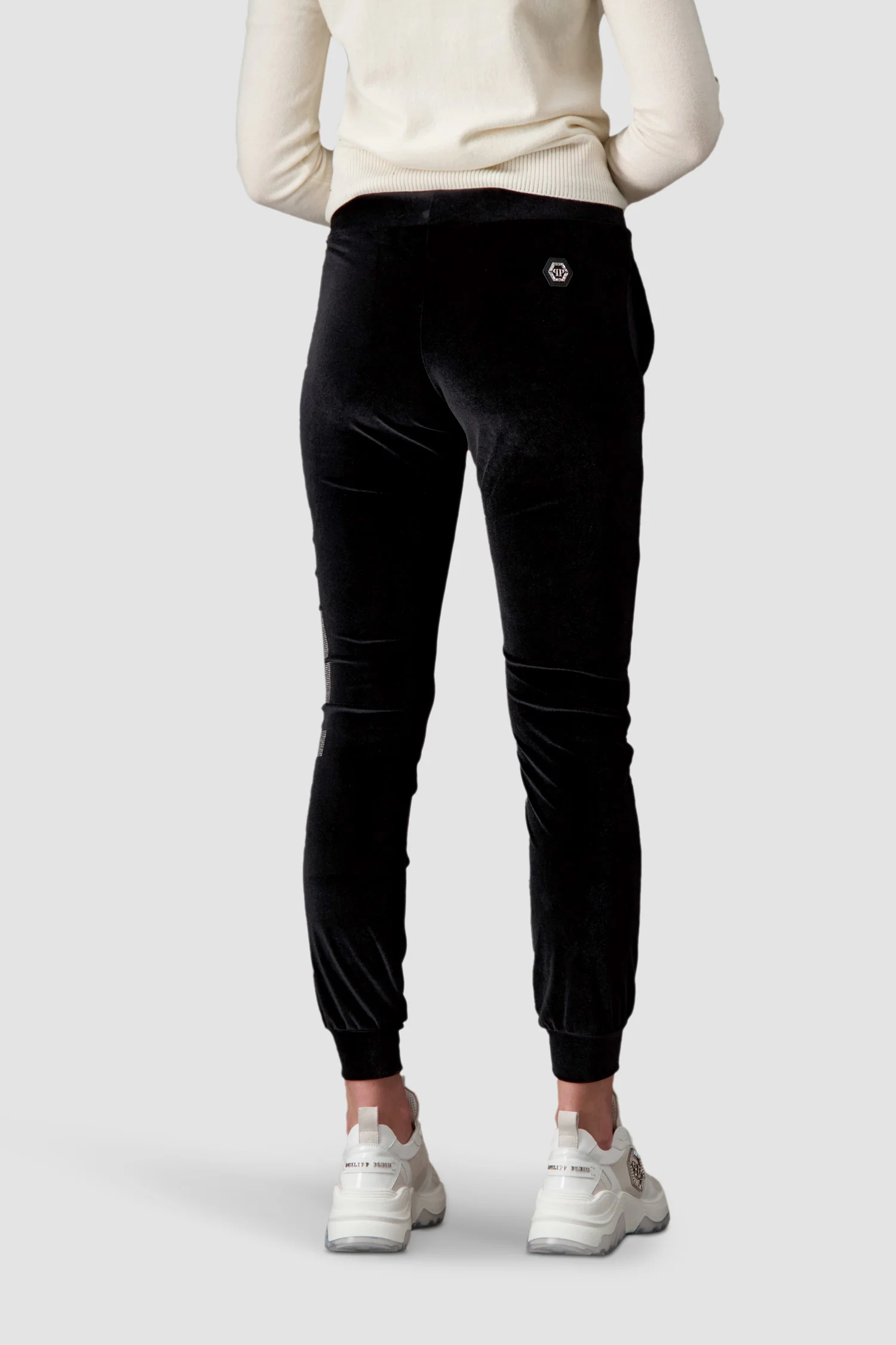 Philipp Plein Black Teddy Bear Jogging Trousers - Image 6