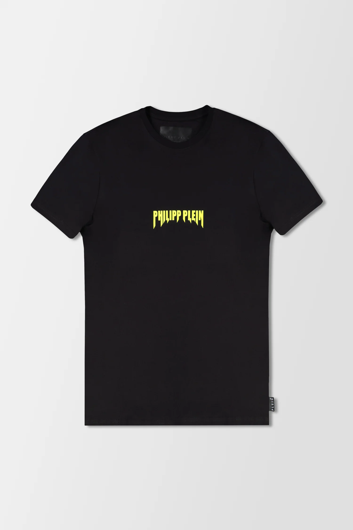 Philipp Plein Black/Yellow Round Neck SS Philipp TM T-Shirt