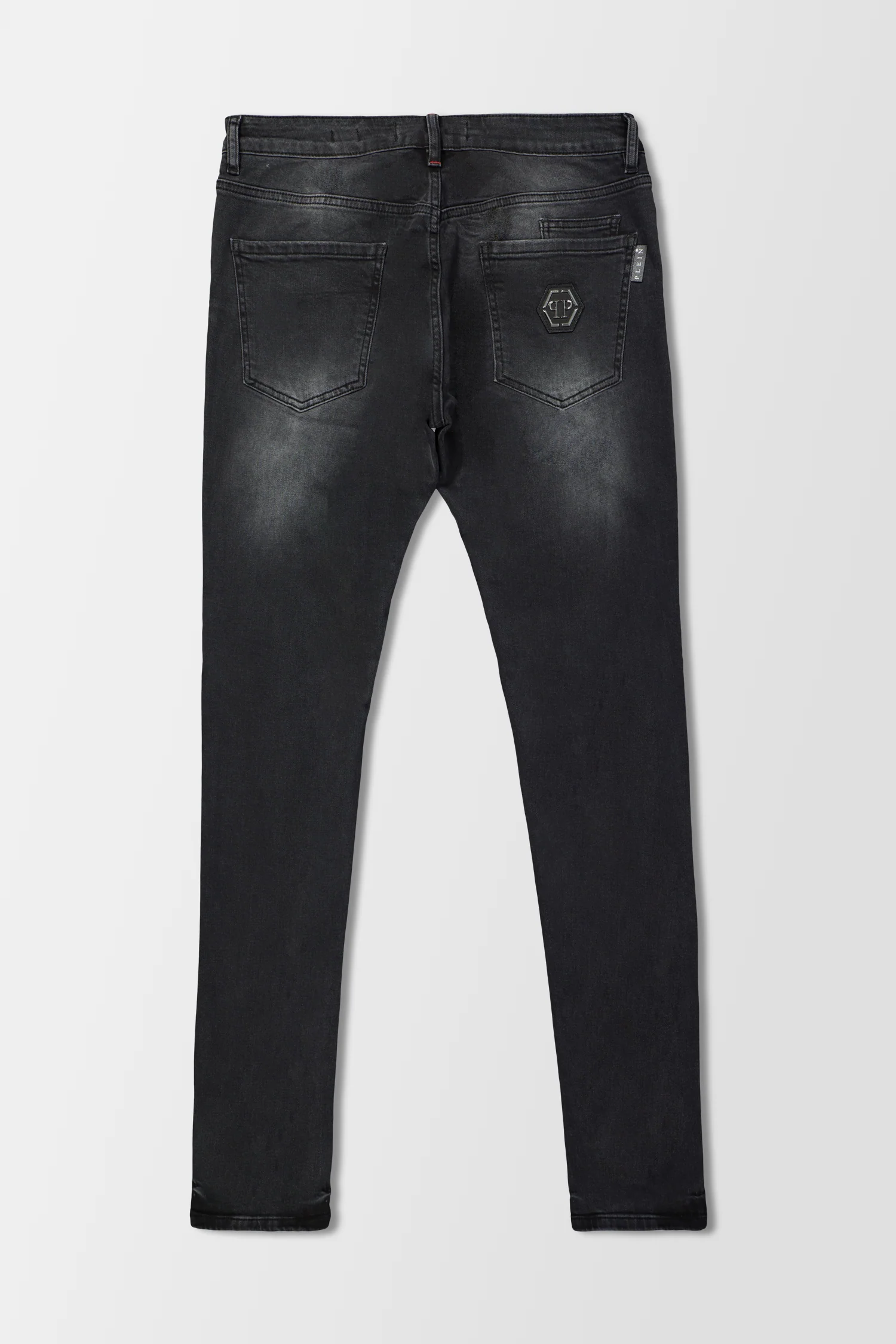 Philipp Plein Dirty Eyes Super Straight Cut Statement Jeans - Image 2