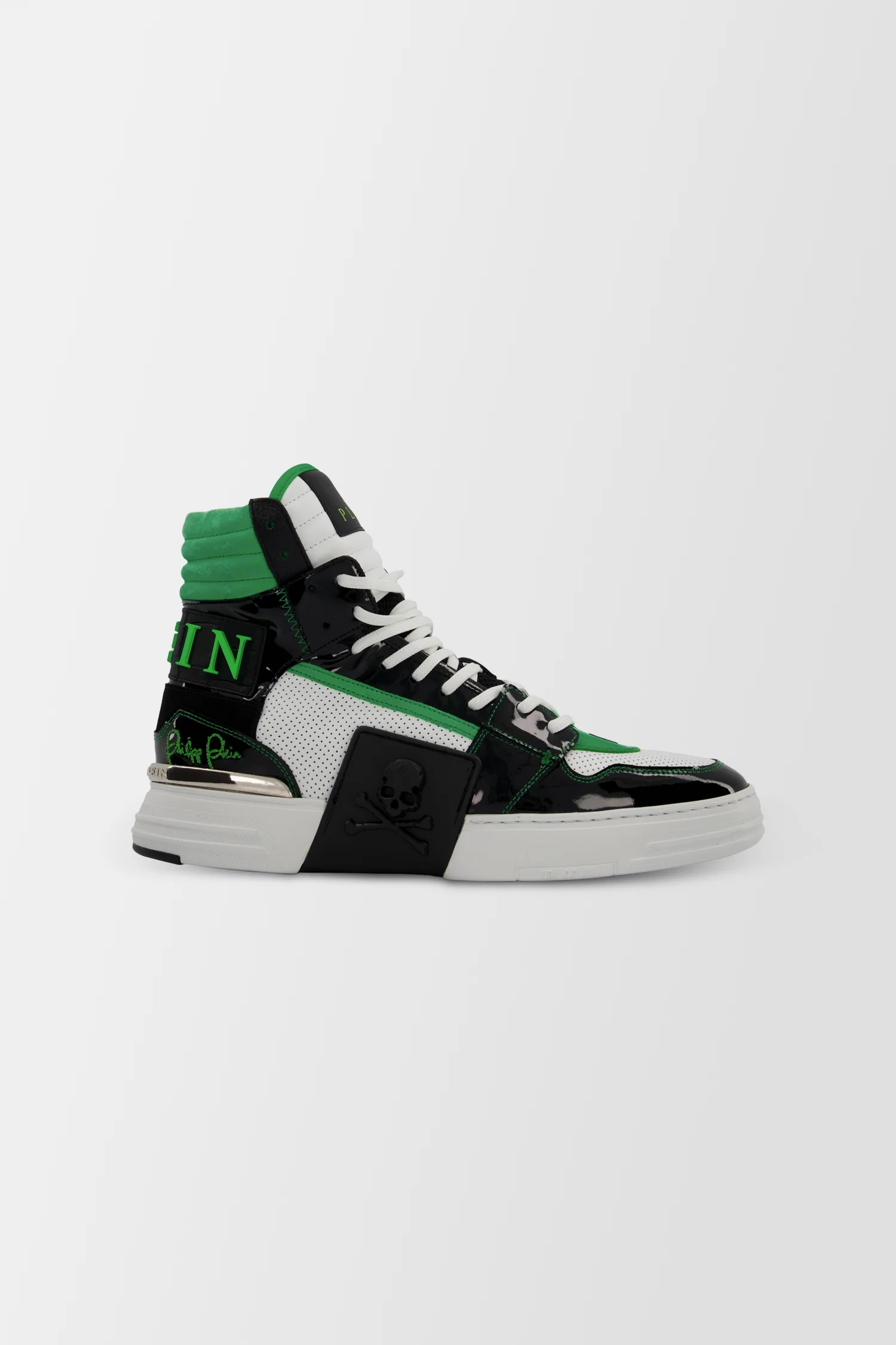 Philipp Plein Green Phantom KICK$ Sneakers