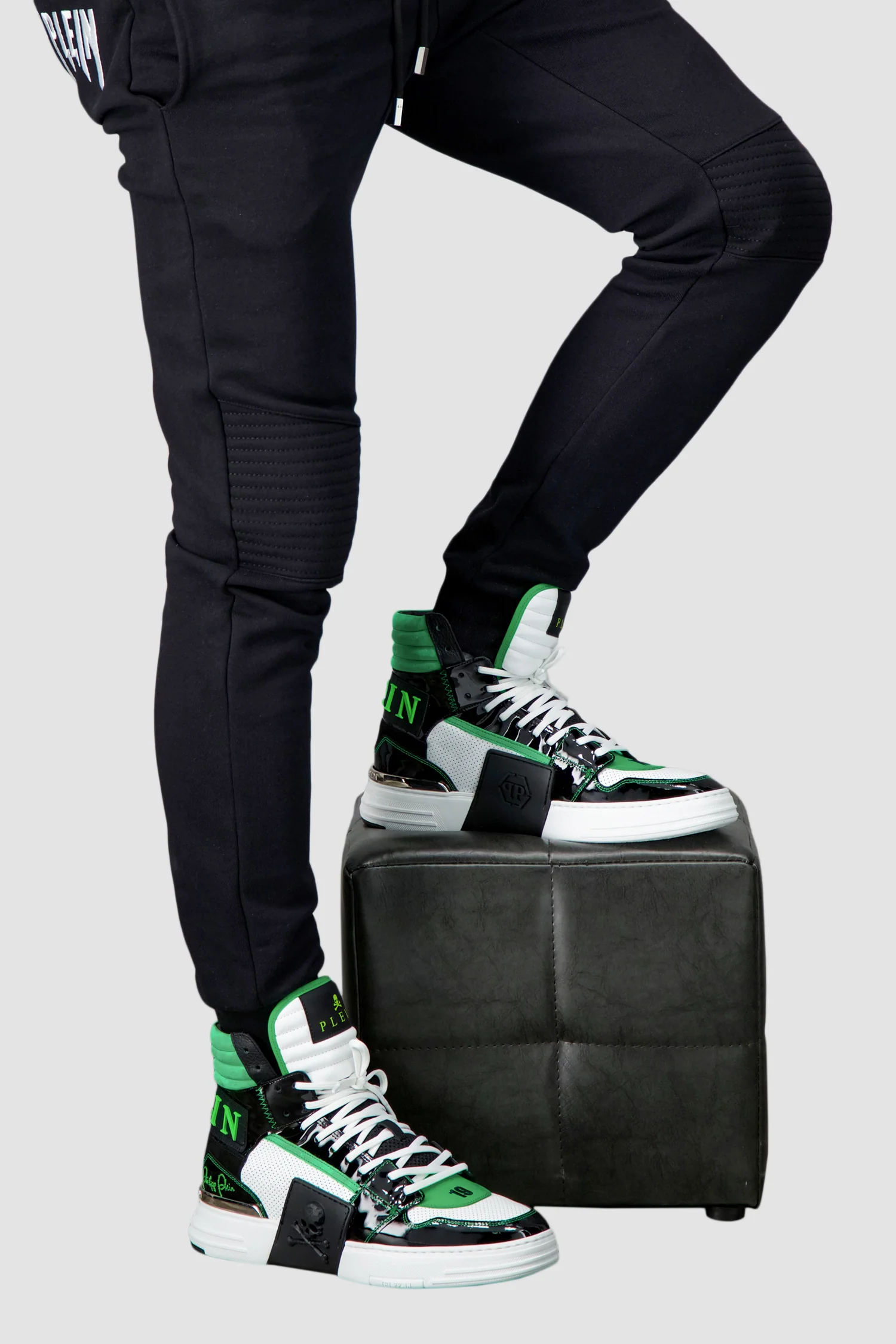 Philipp Plein Green Phantom KICK$ Sneakers - Image 3