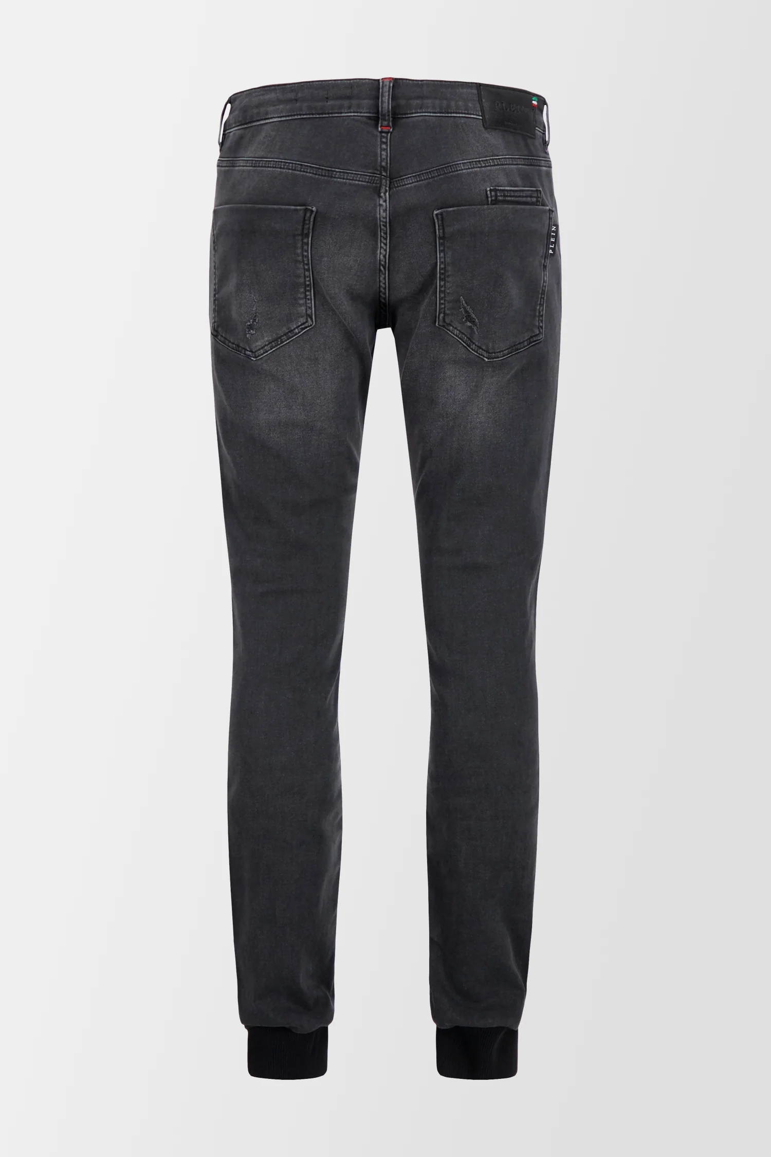 Philipp Plein Grey Denim Jogging Iconic Plein Jeans - Image 2