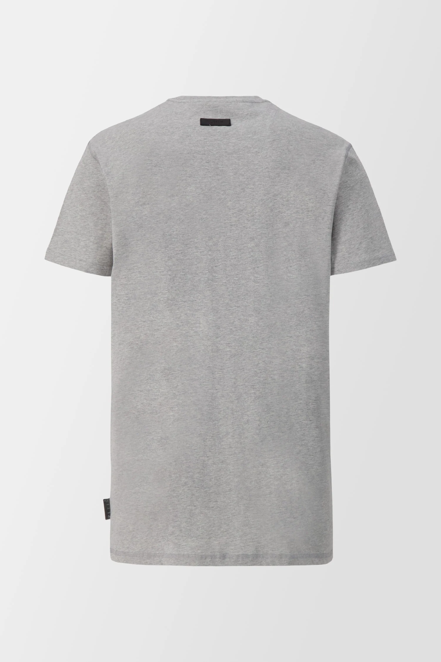 Philipp Plein Grey Round Neck SS Iconic Plein T-Shirt - Image 3