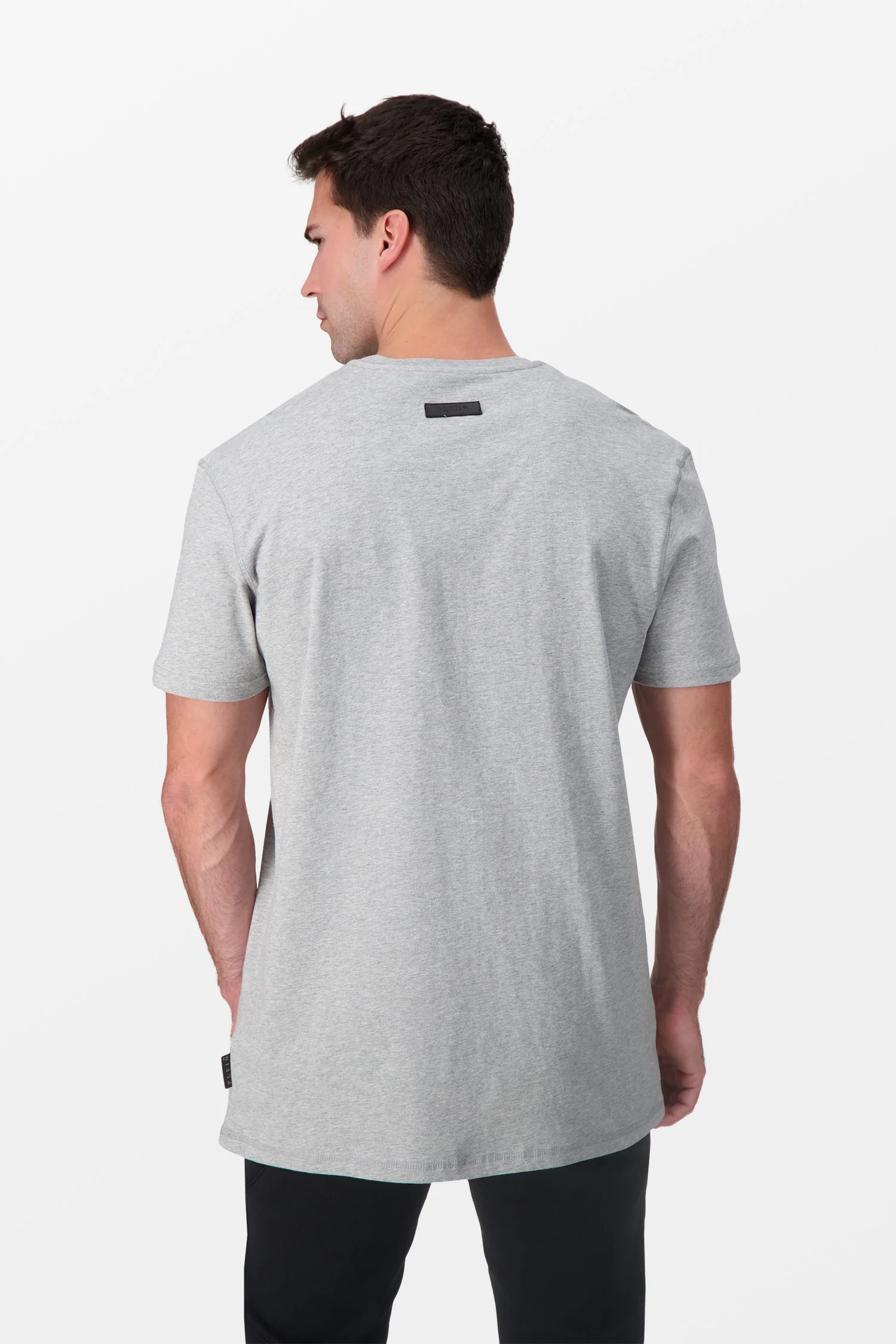 Philipp Plein Grey Round Neck SS Iconic Plein T-Shirt - Image 5