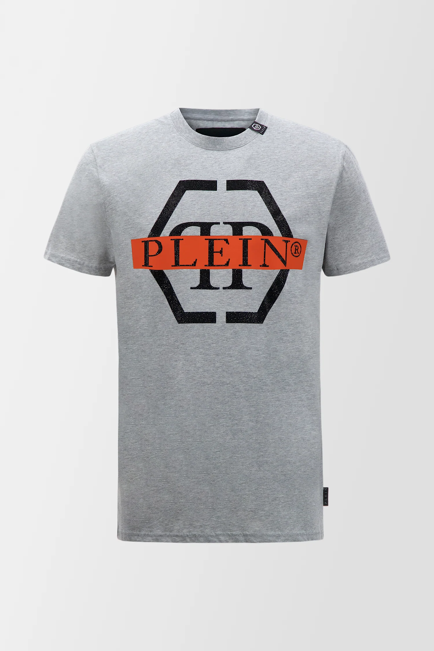 Philipp Plein Grey SS Hexagon T-Shirt