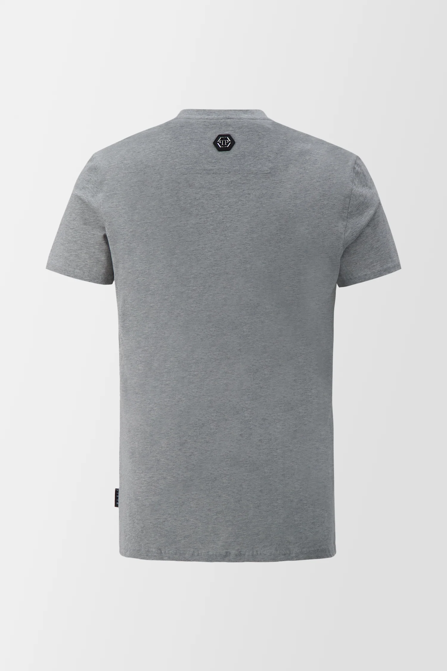 Philipp Plein Grey SS Hexagon T-Shirt - Image 3