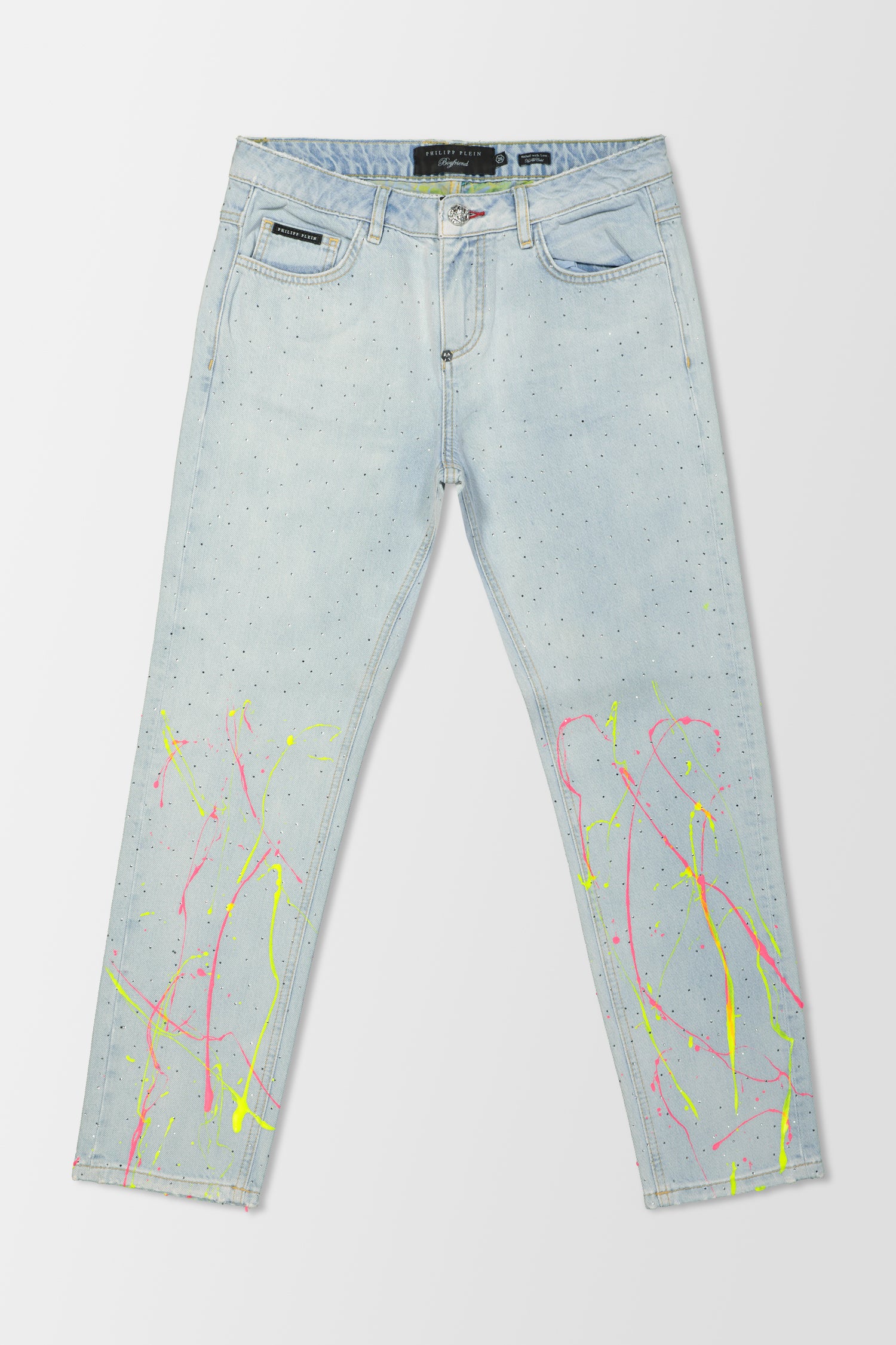 Philipp Plein Hot’n’Cold Boyfriend Crystal Jeans - Image 3