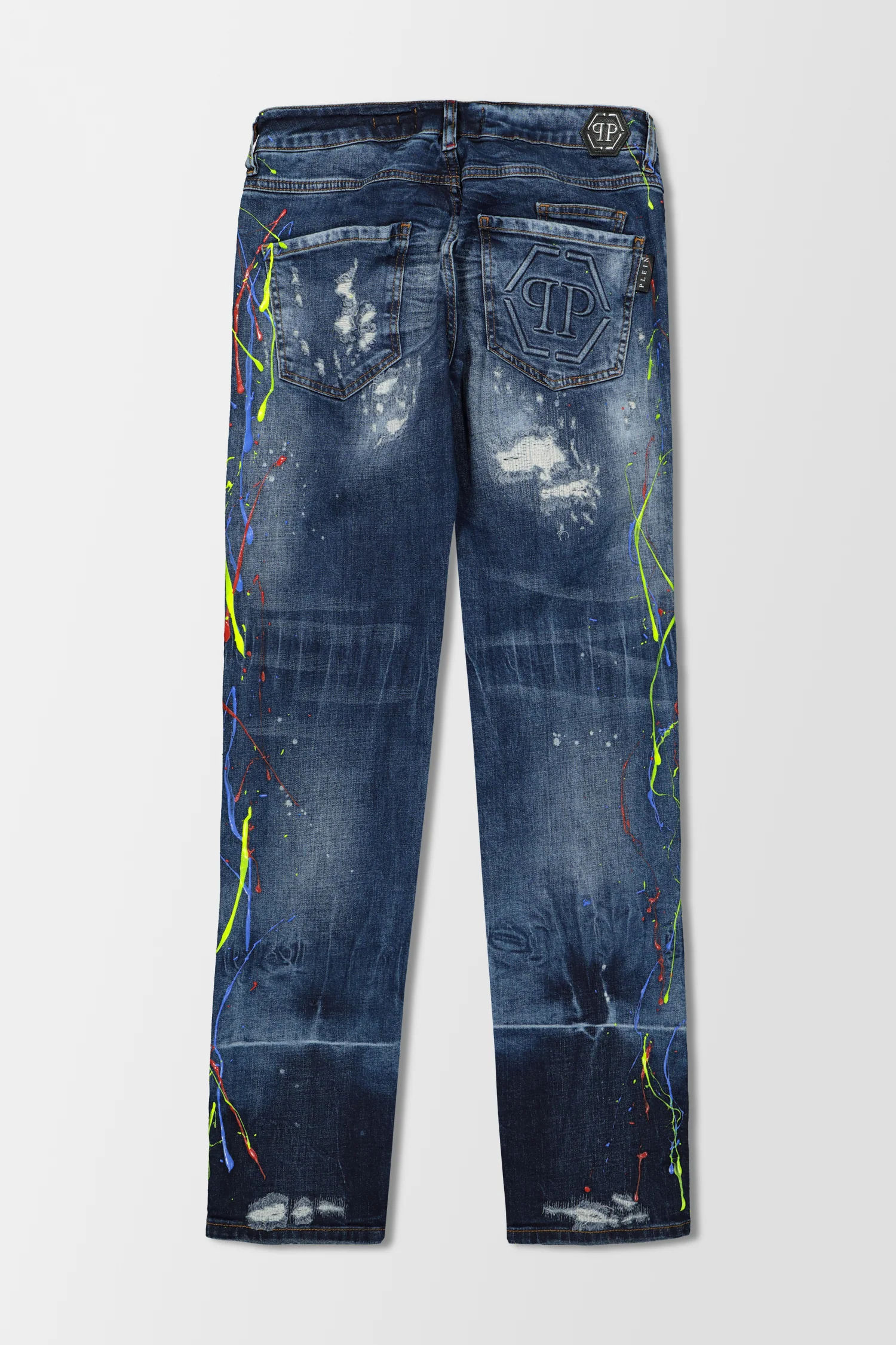 Philipp Plein Miss You Straight Supreme Painted Jeans - Image 2