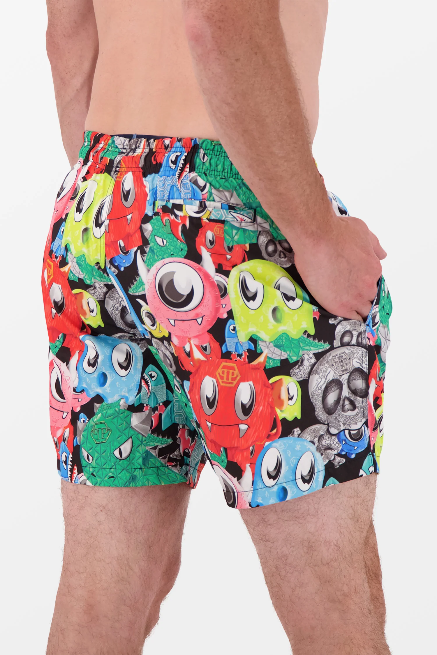 Philipp Plein Monsters Beachwear Shorts - Image 5