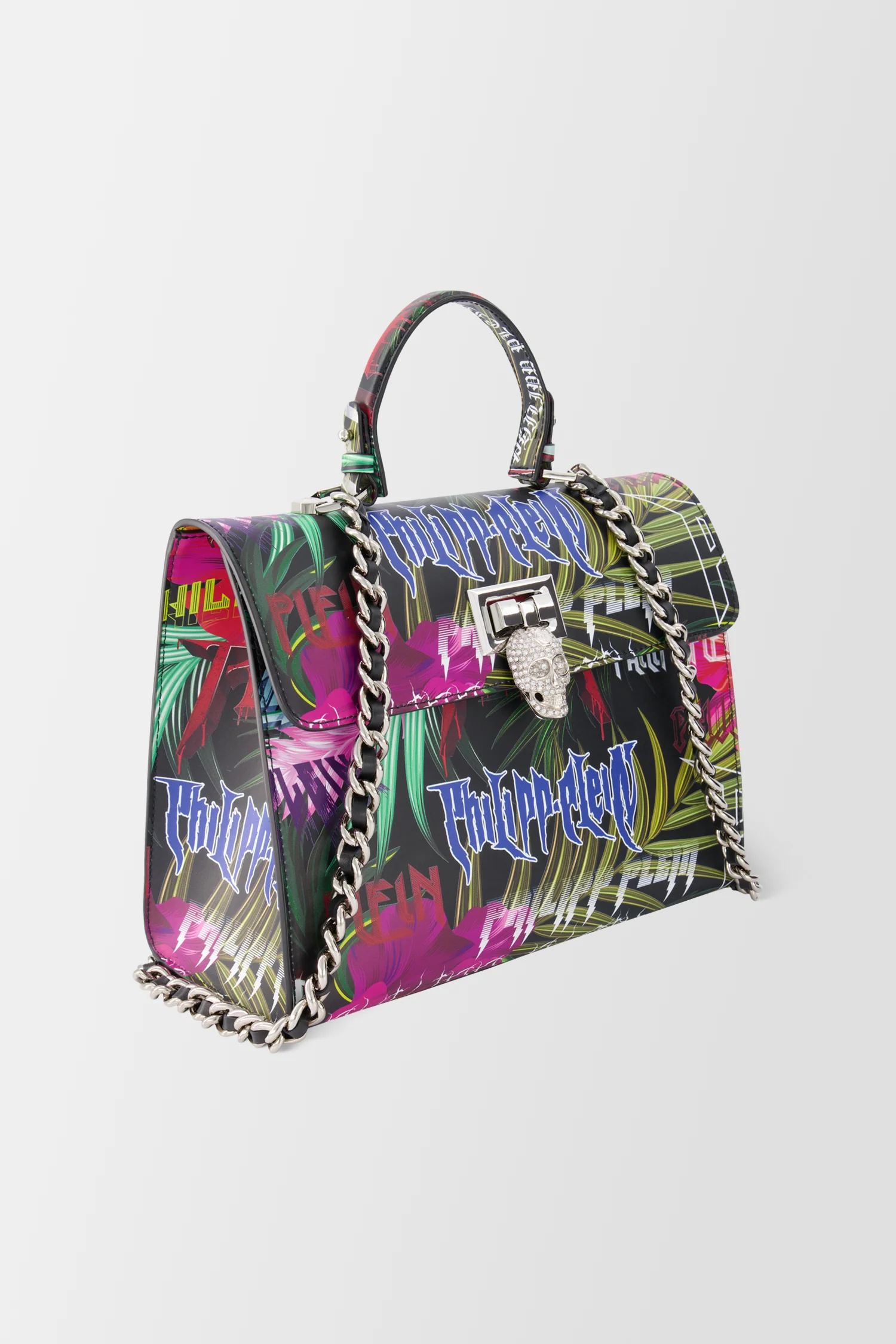 Philipp Plein Multicolor Jungle Rock Handle Bag - Image 3