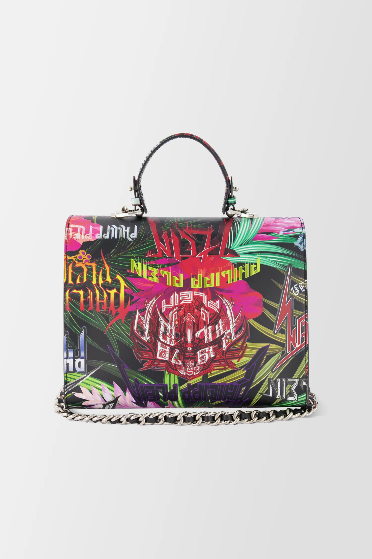 Philipp Plein Multicolor Jungle Rock Handle Bag - Image 4