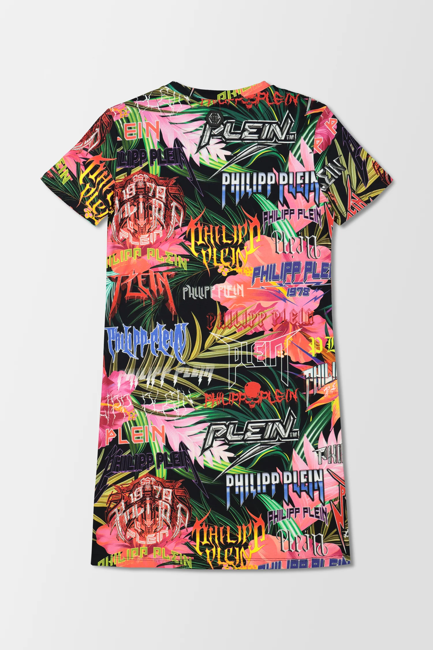 Philipp Plein Multicolor Jungle Rock Short Dress - Image 5