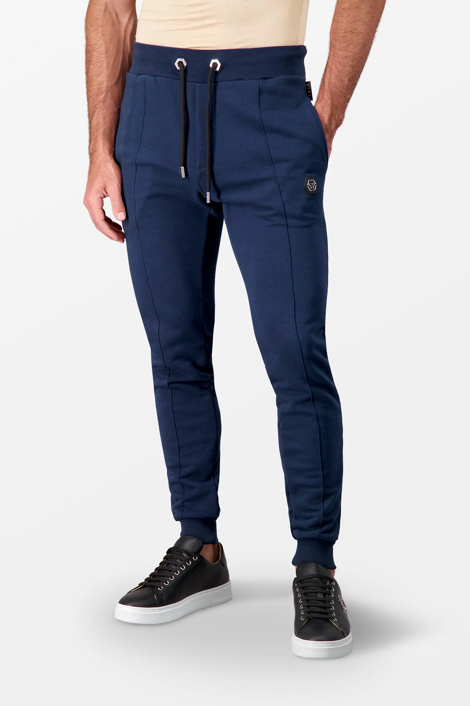 Philipp Plein Navy Jogging Trousers - Image 6