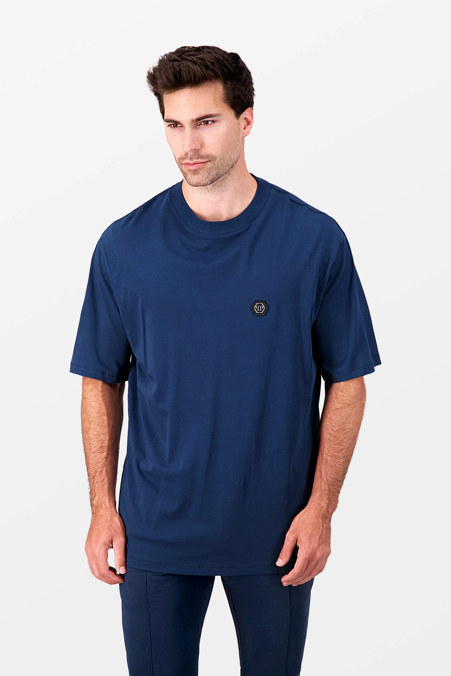 Philipp Plein Navy Round Neck SS PP 1978 T-Shirt - Image 2