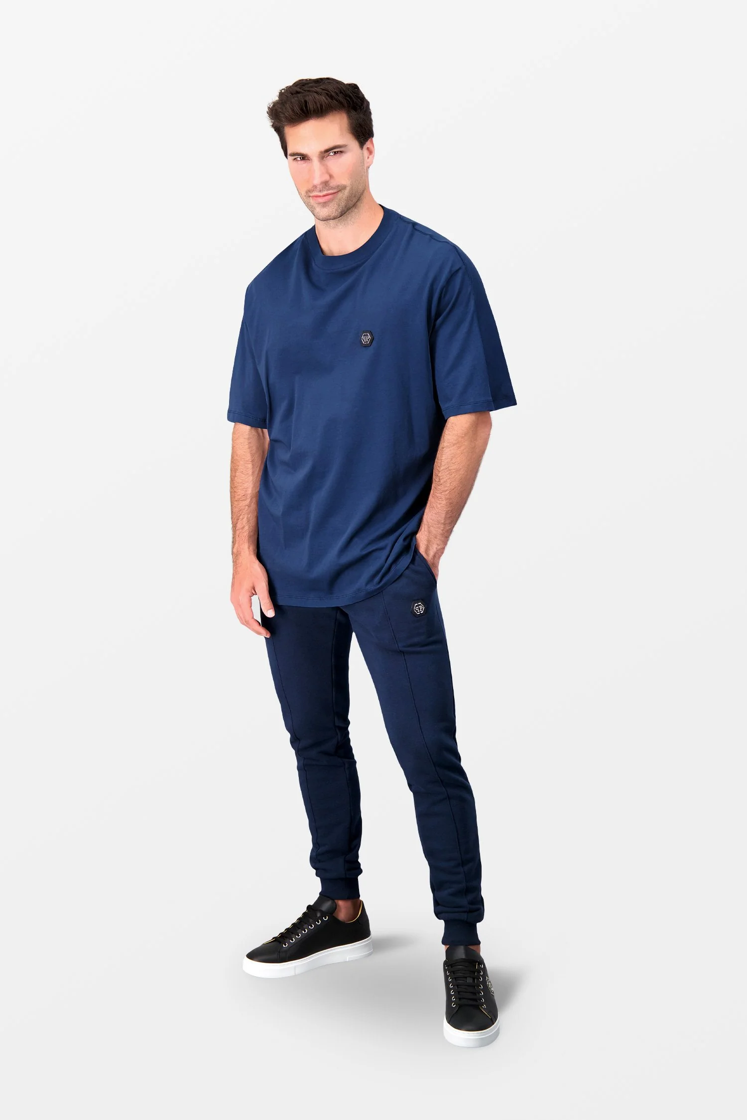 Philipp Plein Navy Round Neck SS PP 1978 T-Shirt - Image 7