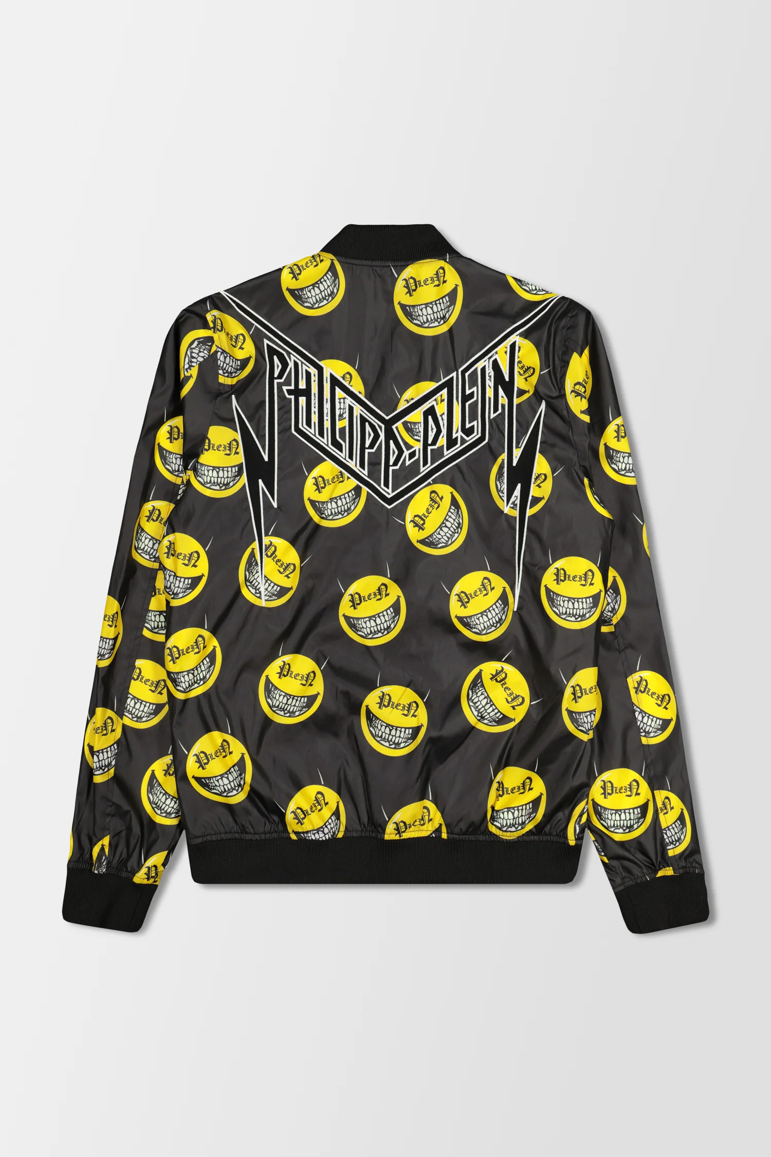 Philipp Plein Nylon Evil Smile Bomber Jacket - Image 2