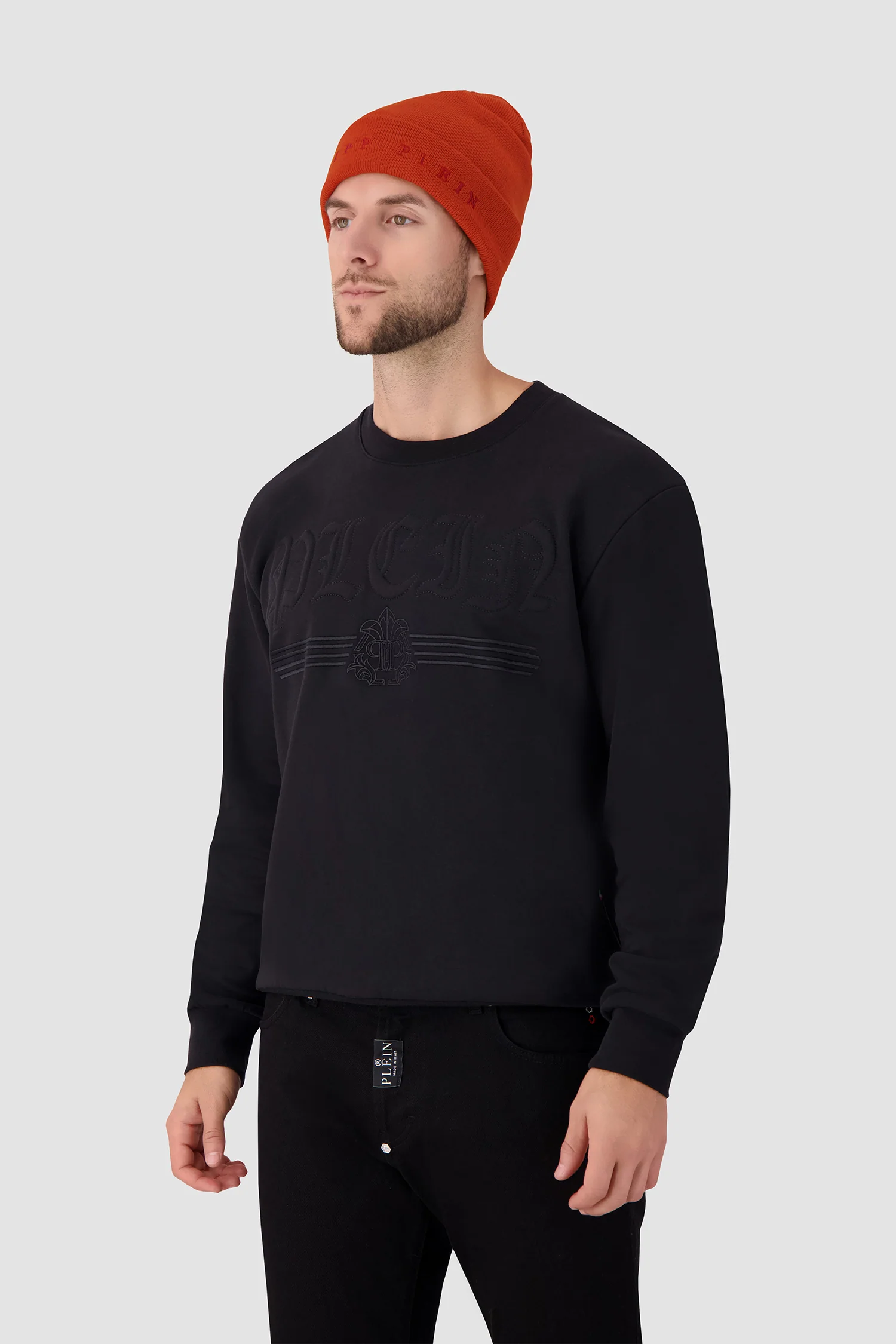Philipp Plein Orange Hat - Image 3