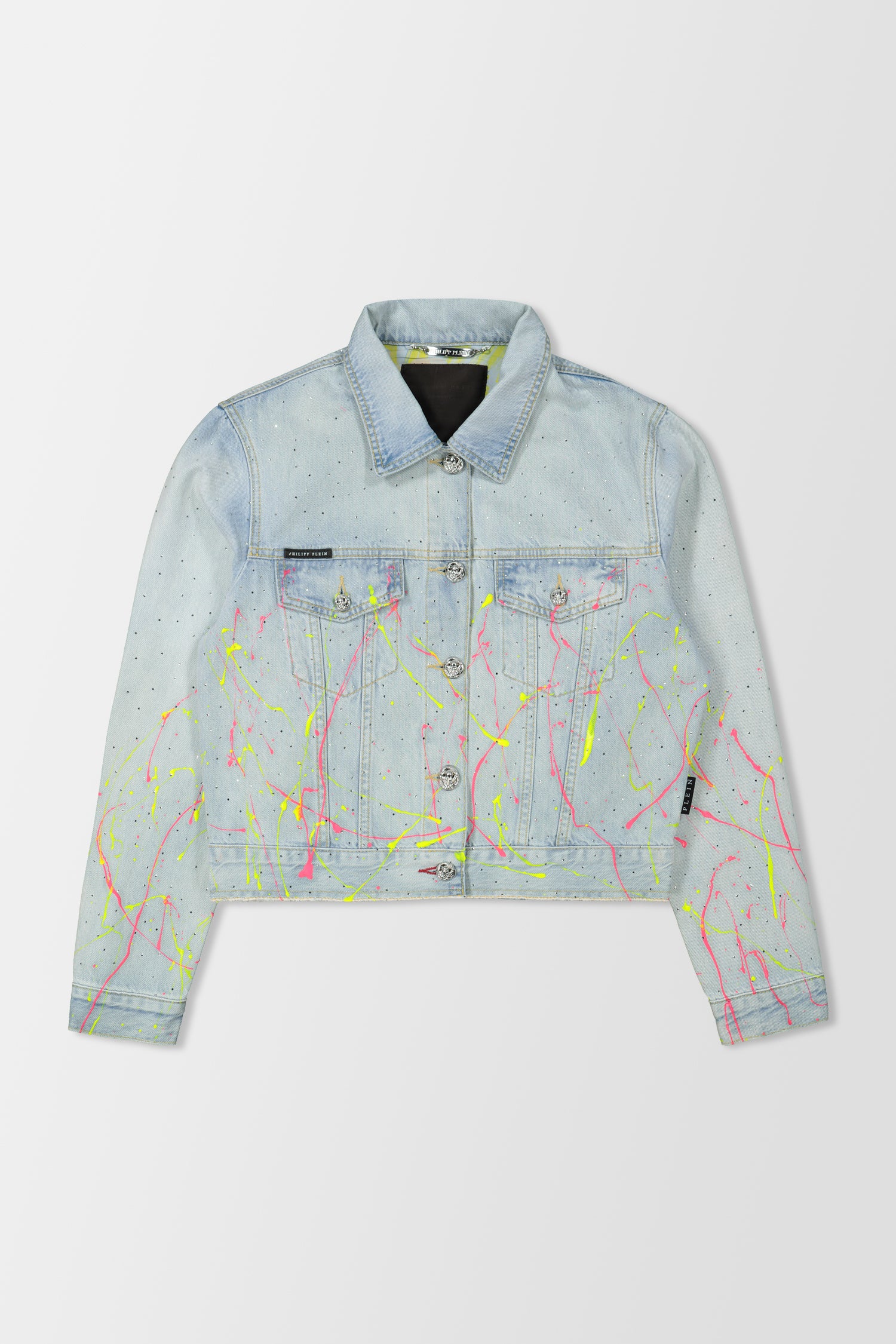 Philipp Plein Painted Denim Jacket - Image 4