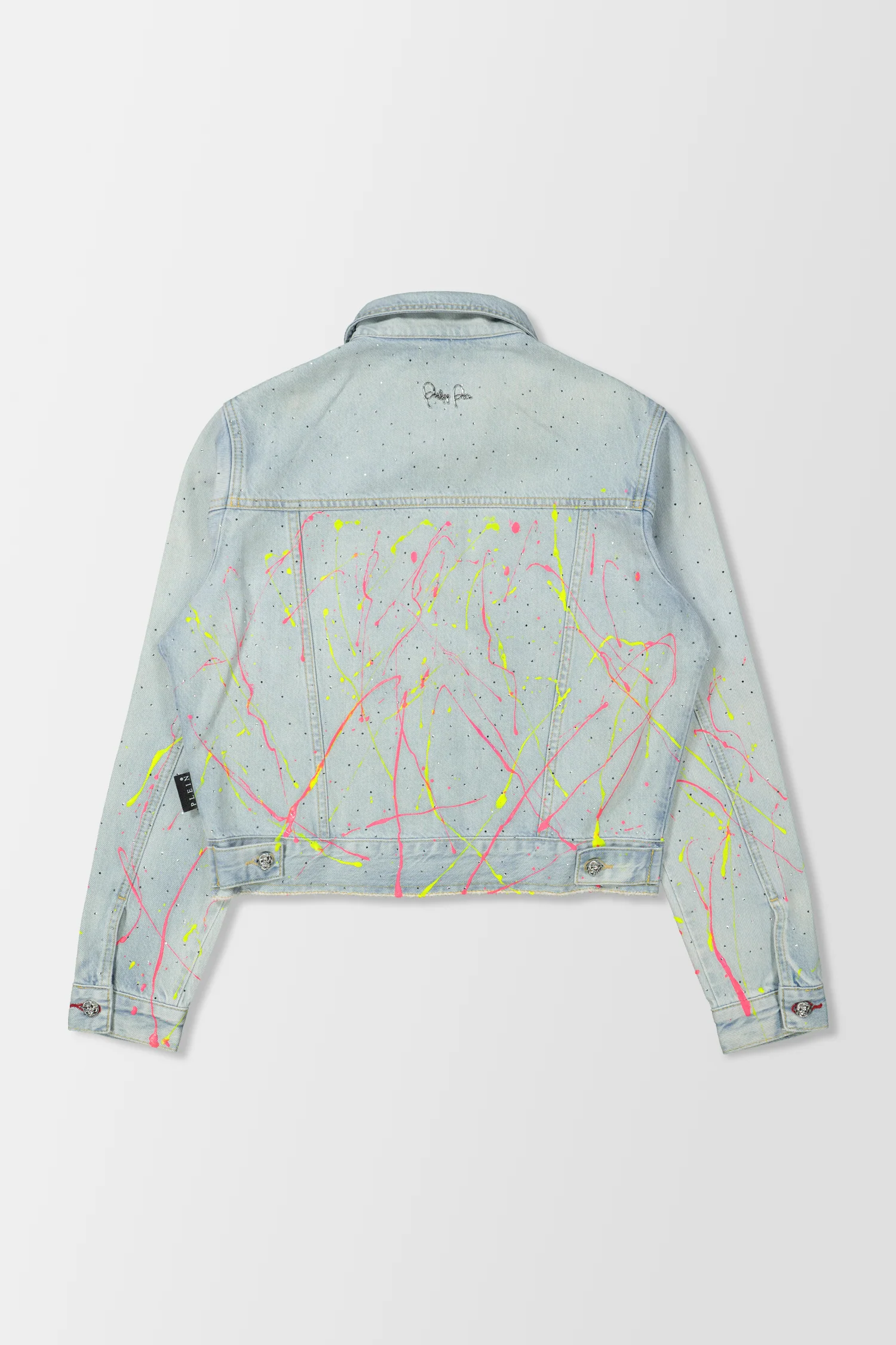Philipp Plein Painted Denim Jacket - Image 5
