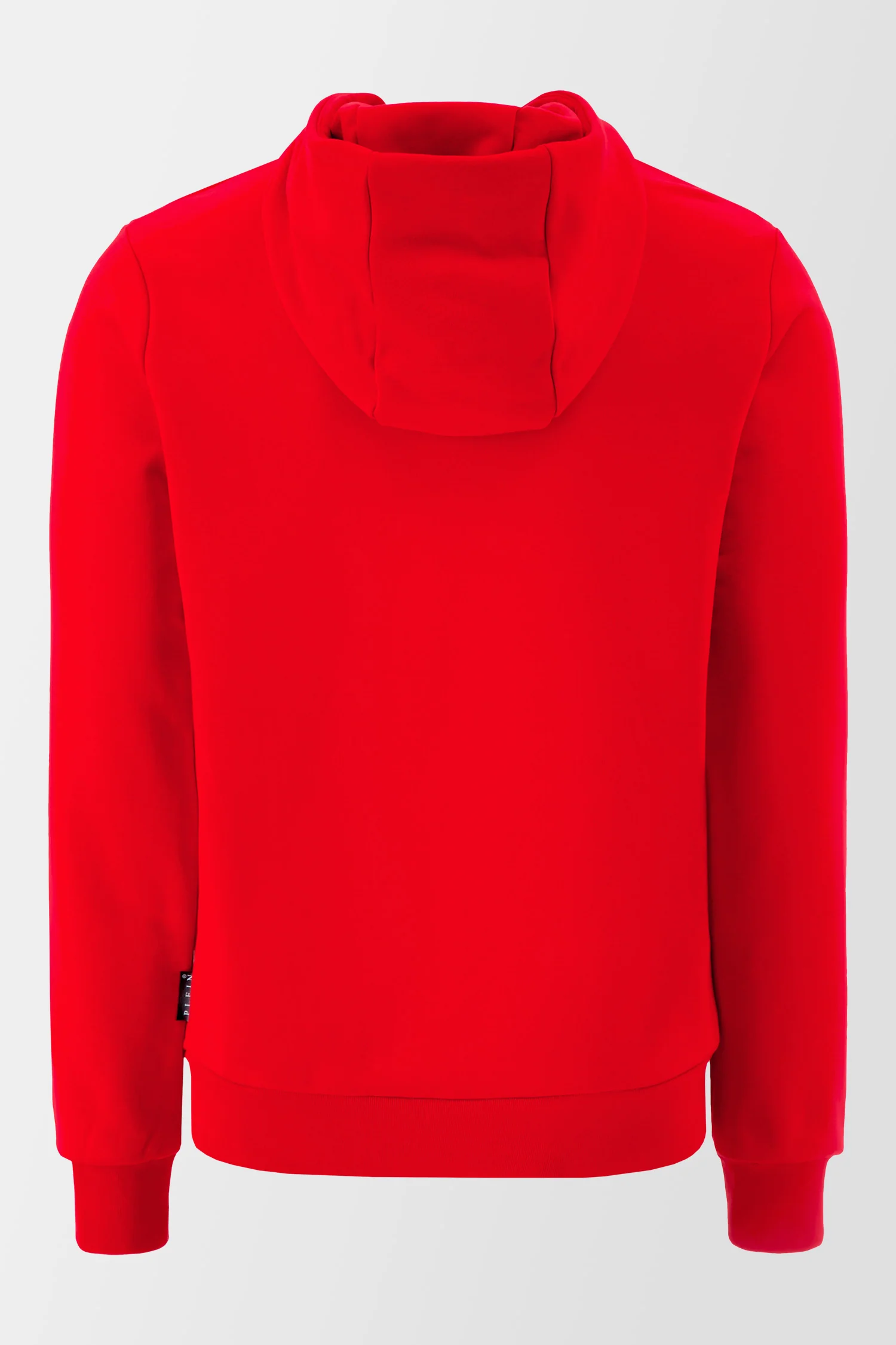 Philipp Plein Red Institutional Hoodie - Image 3