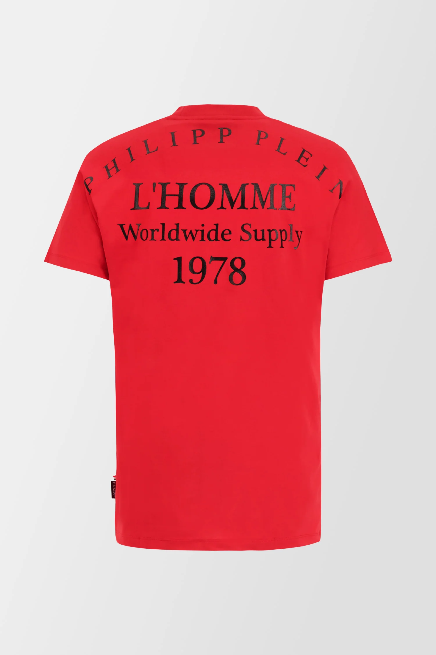 Philipp Plein Red Round Neck SS PP 1978 T-Shirt - Image 3