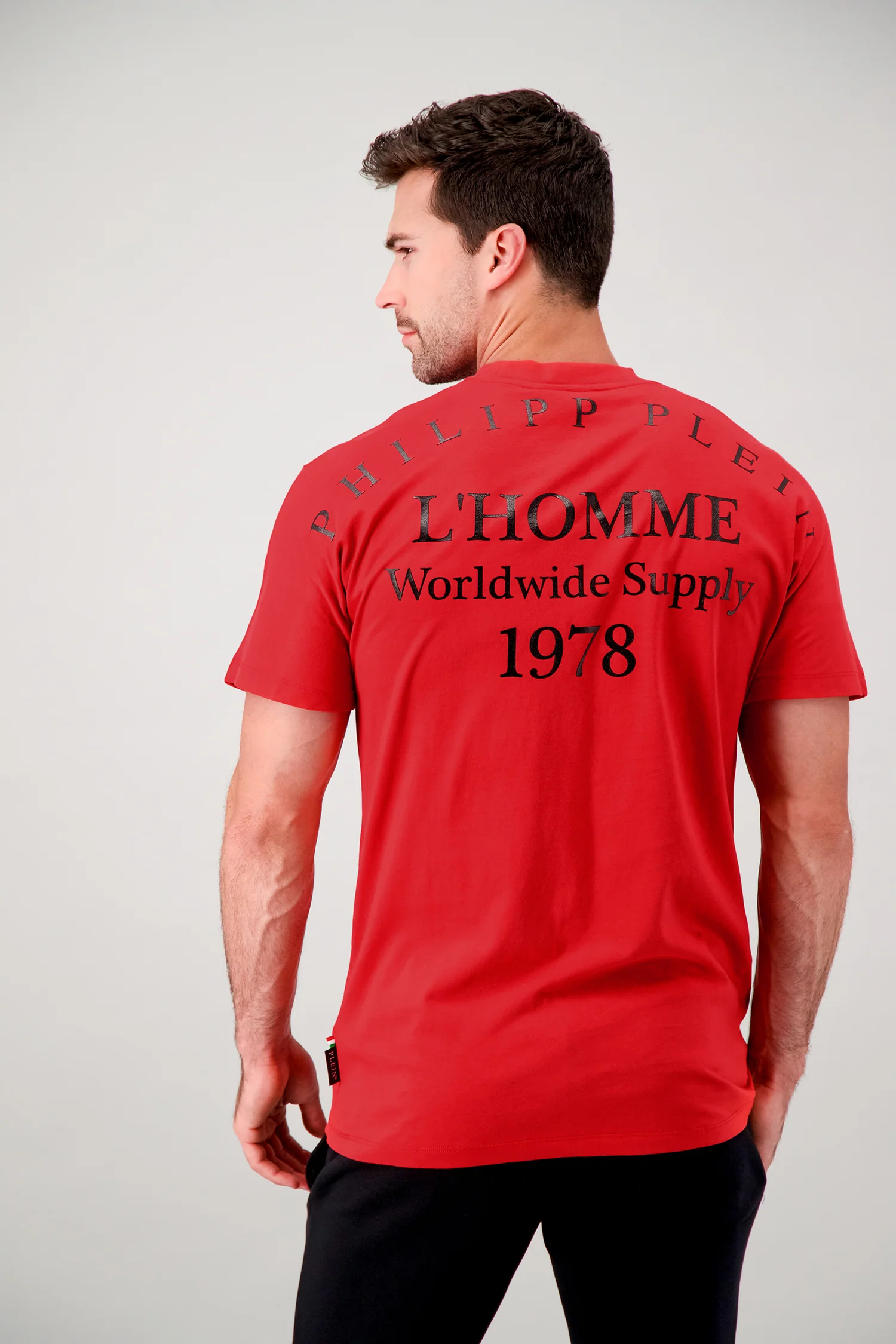 Philipp Plein Red Round Neck SS PP 1978 T-Shirt - Image 4