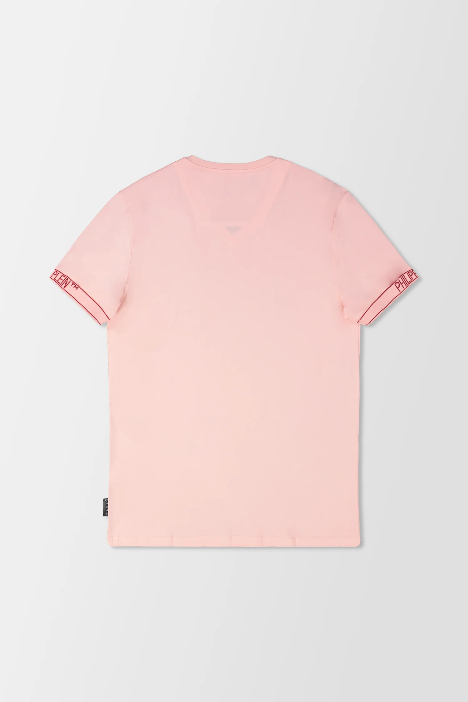 Philipp Plein Rose/Pink V-Neck SS T-Shirt - Image 3
