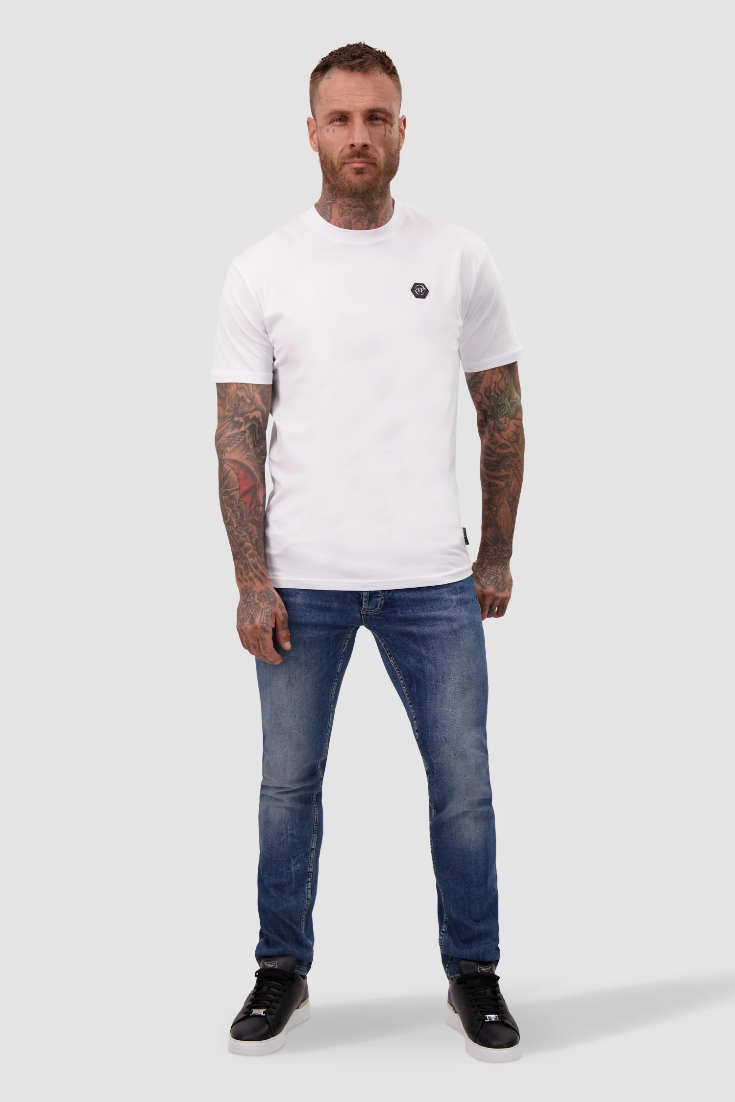 Philipp Plein Round Neck SS Basic T-Shirt - Image 3